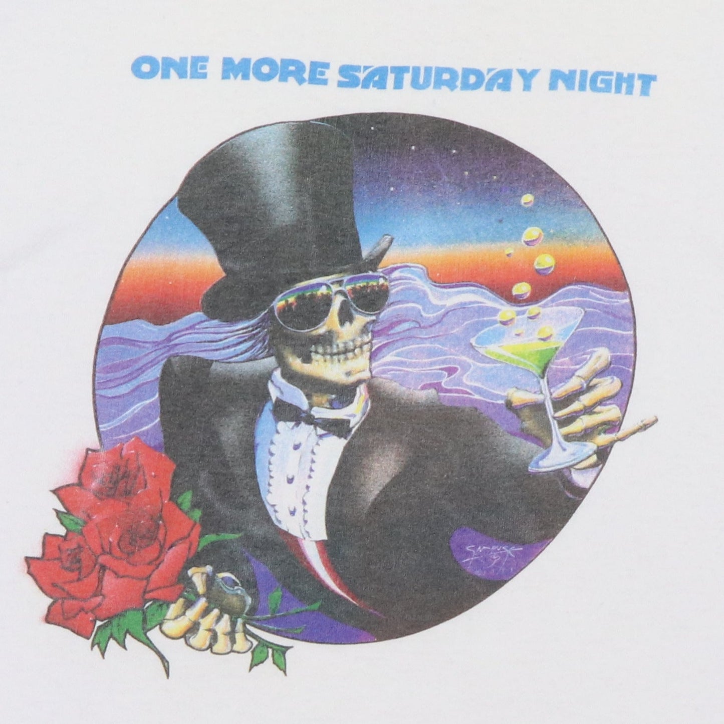 1989 Grateful Dead One More Saturday Night Shirt