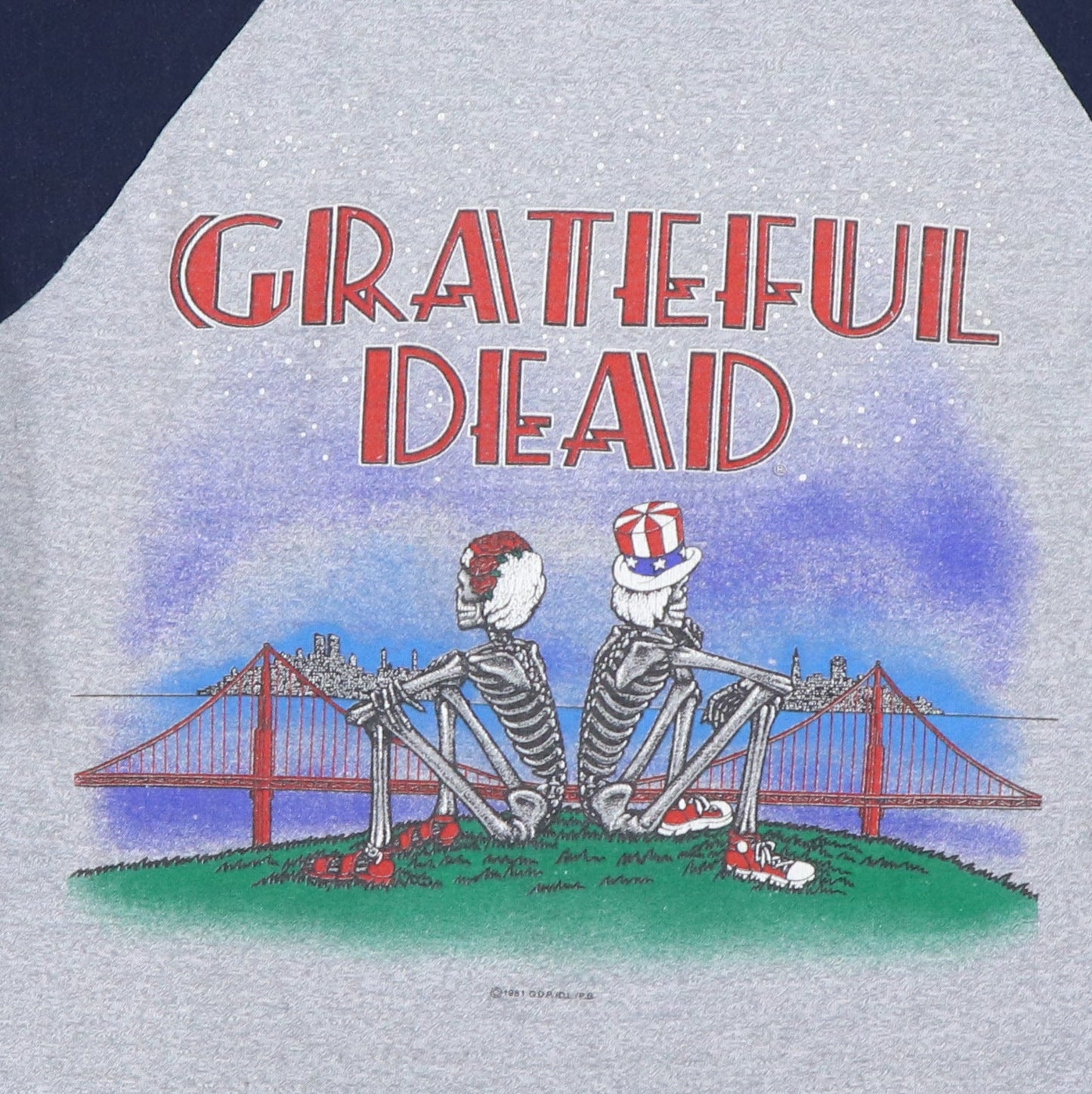 1981 Grateful Dead San Francisco Jersey Shirt Style001