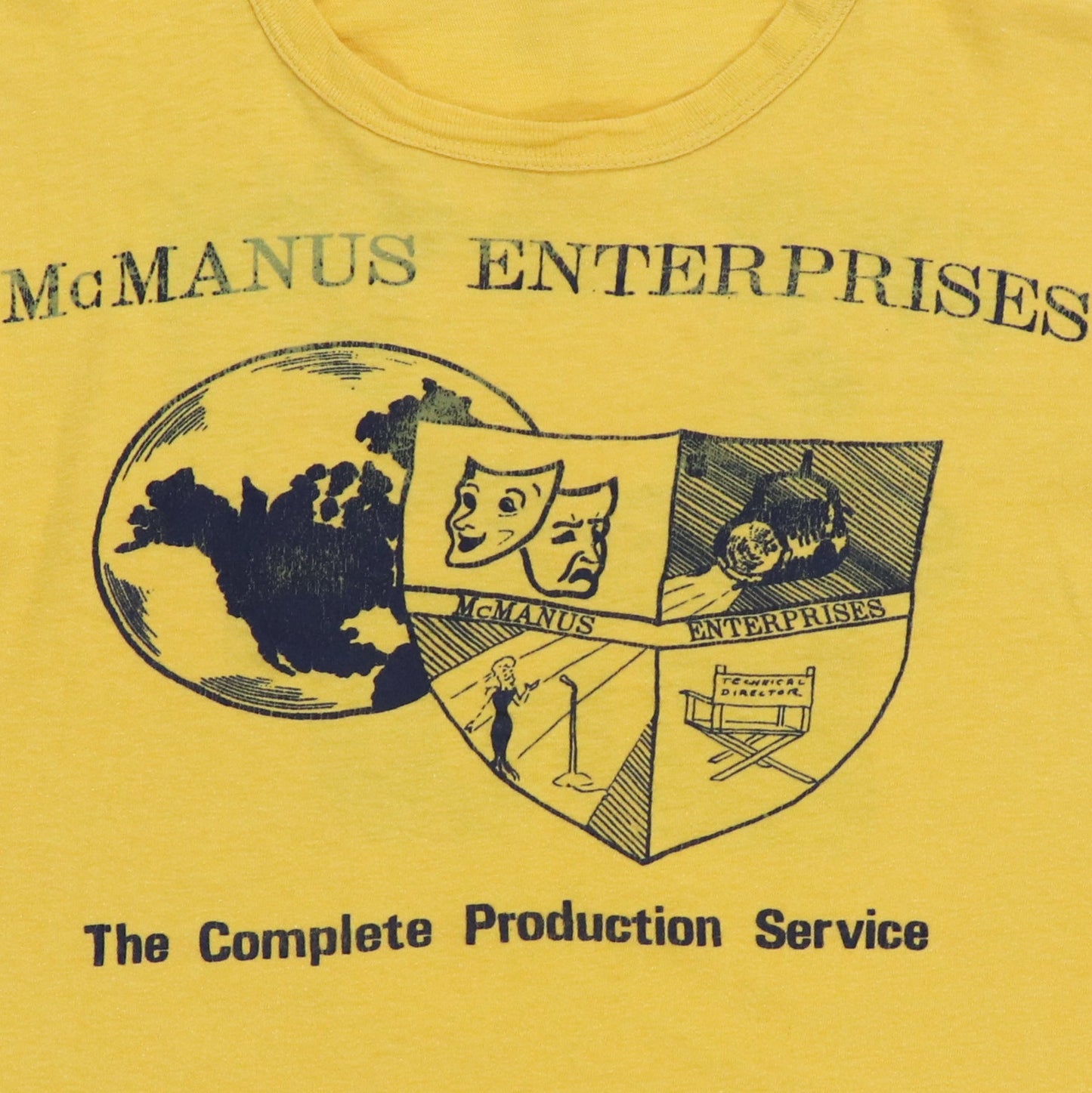 1970s The Who McManus Enterprises Crew Tour Shirt Style001