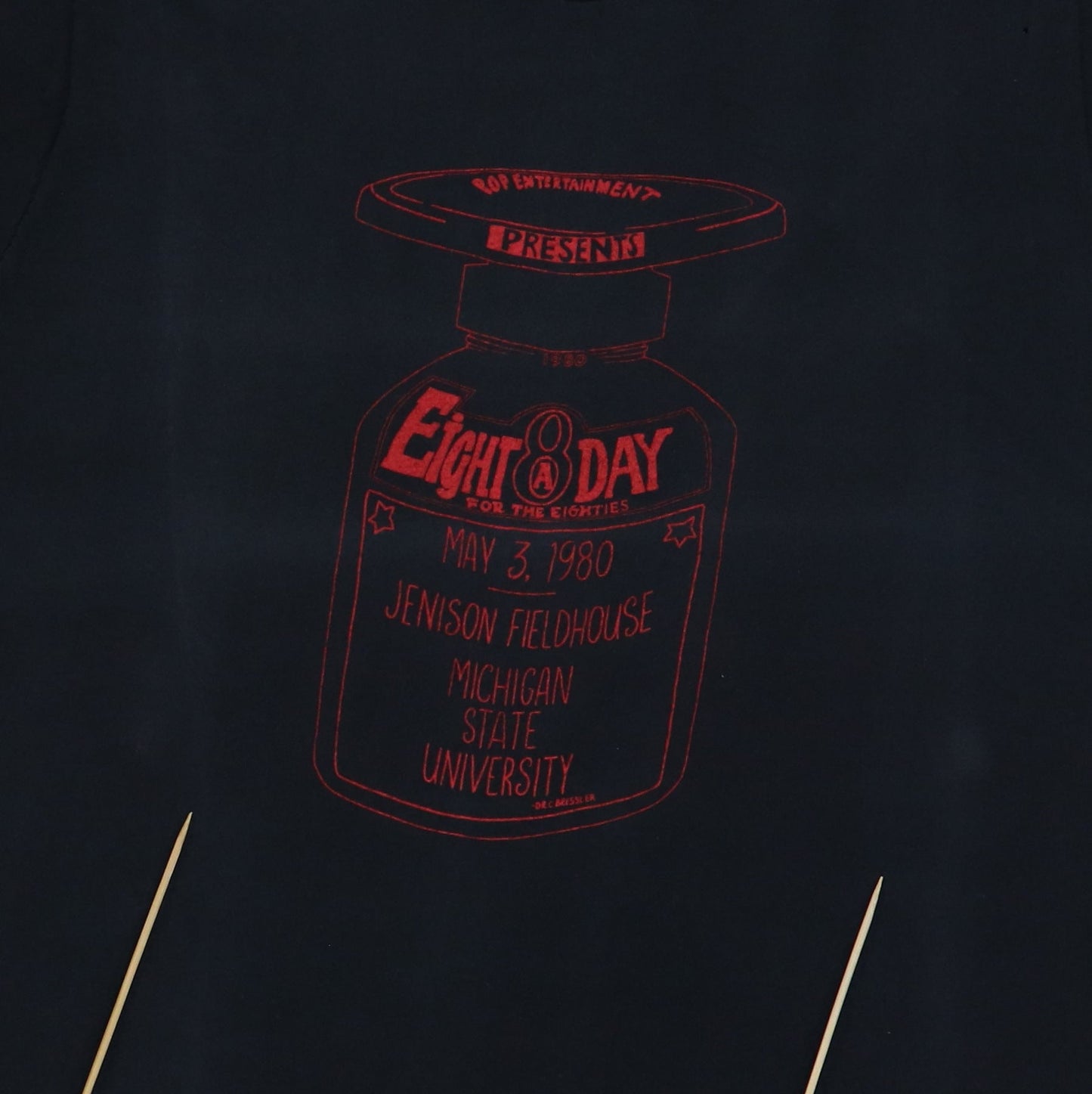 1980 Ramones Michigan State University Concert Shirt Style002