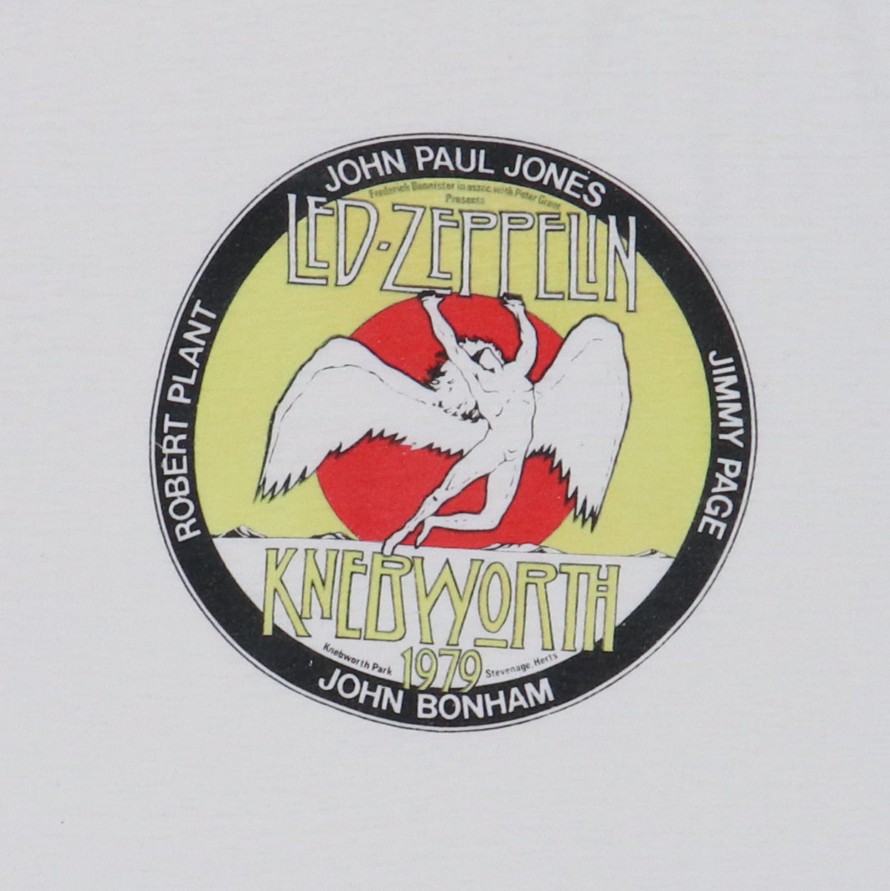 1979 Led Zeppelin Knebworth Concert Shirt Style001