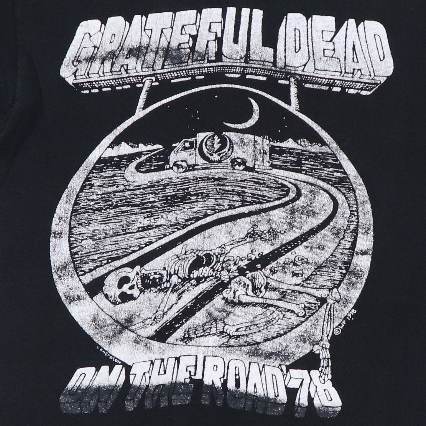 1978 Grateful Dead On The Road Tour Shirt Style001