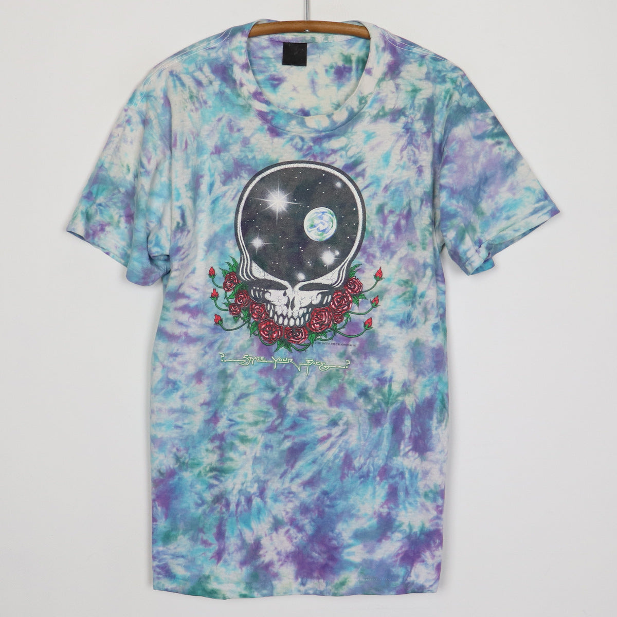 1987 Grateful Dead Space Your Face Tie Dye Shirt Style001
