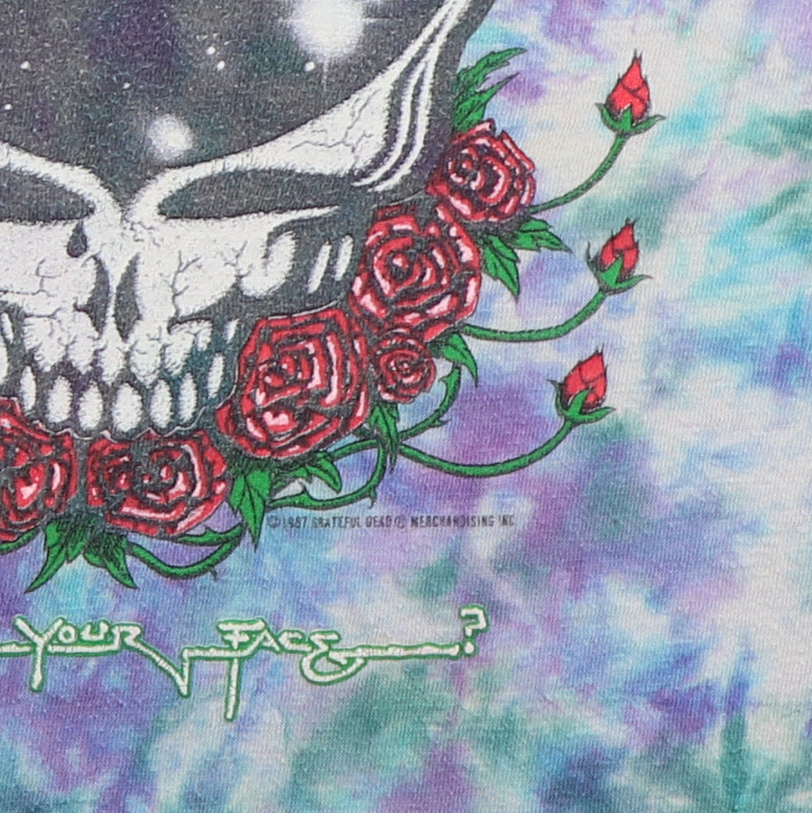 1987 Grateful Dead Space Your Face Tie Dye Shirt Style001