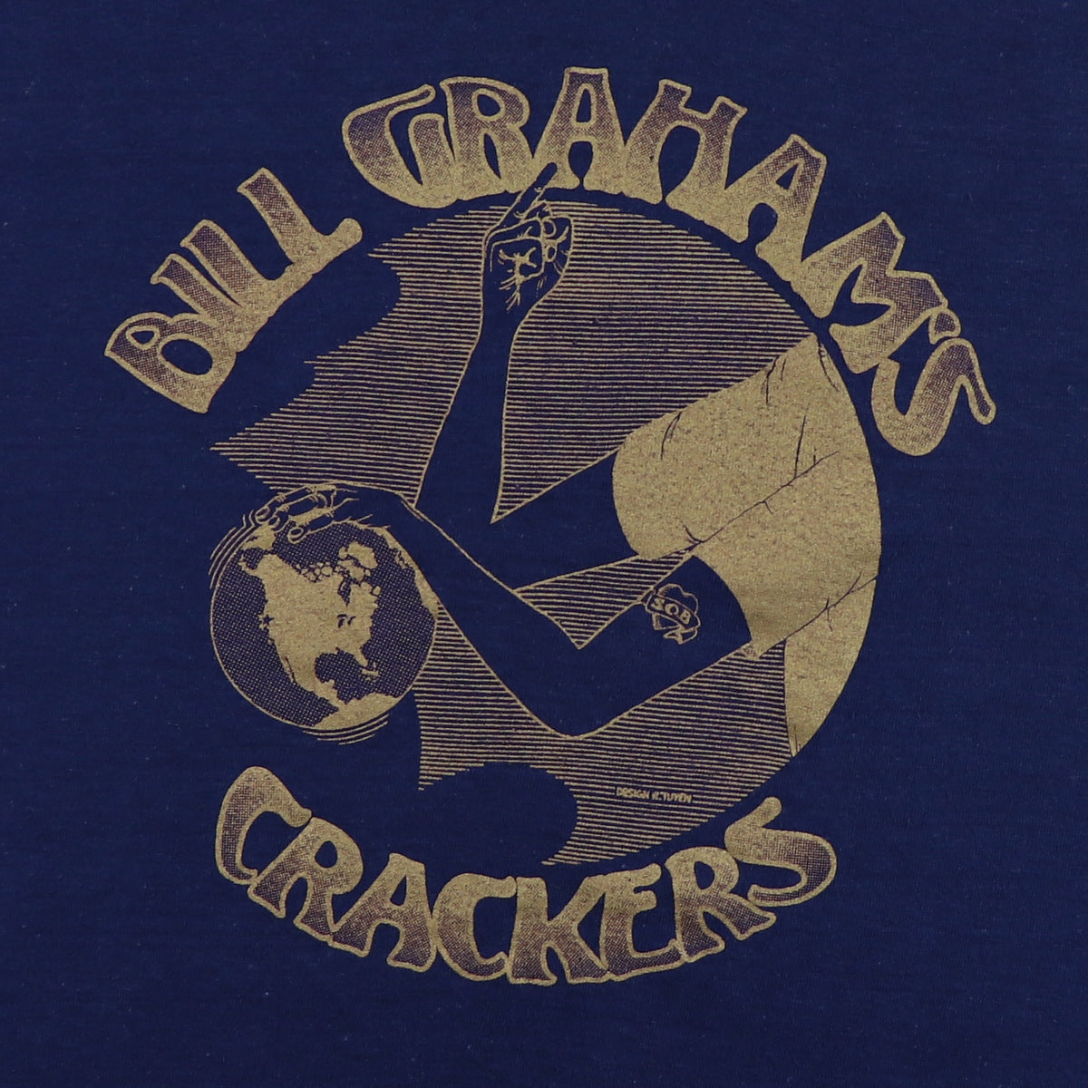 1980 The Cars Bill Graham's Crackers Crew Concert Shirt