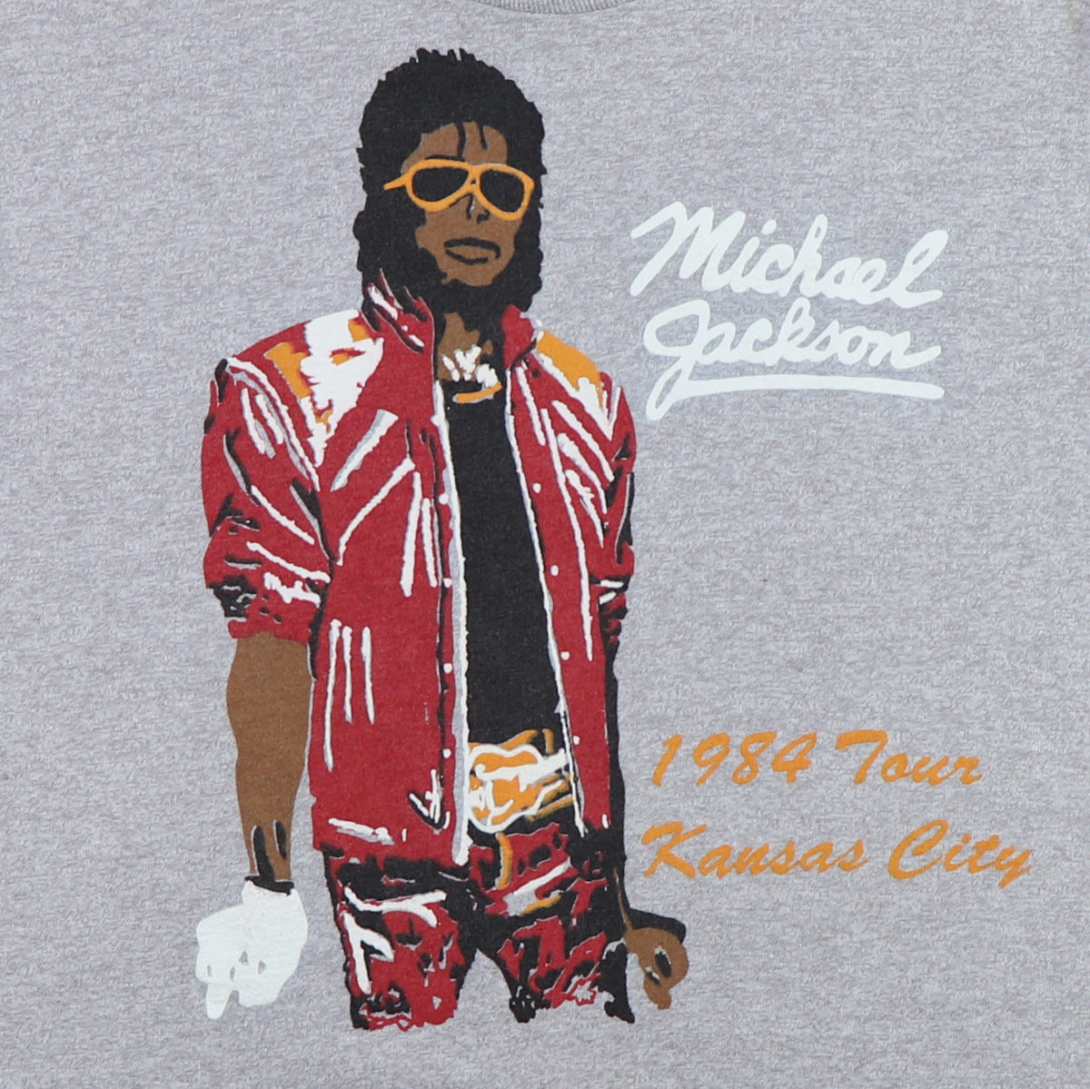 1984 Michael Jackson Kansas City Concert Shirt Style002