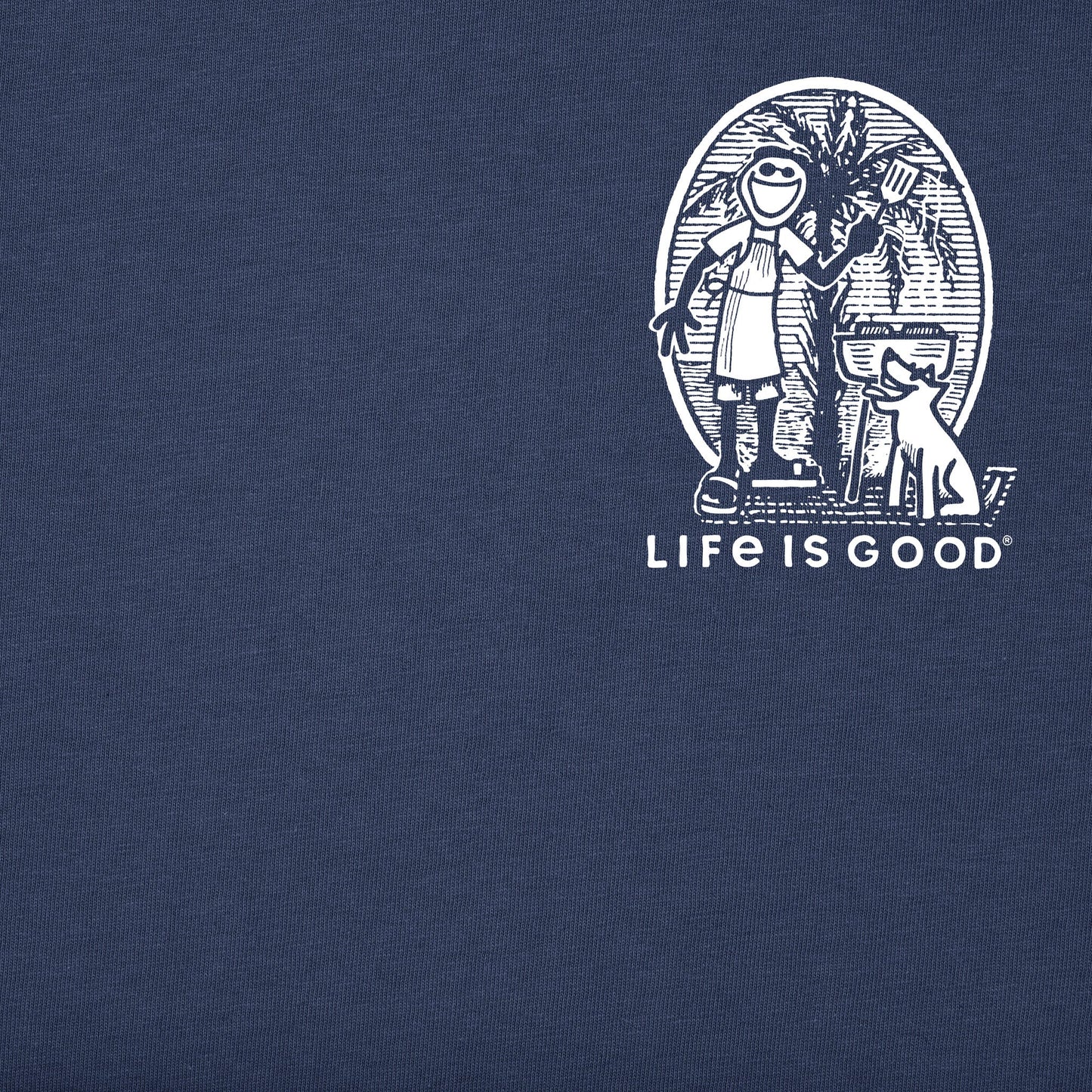 Men's Retro Chillin' & Grillin' Short Sleeve Crusher-LITE Tee