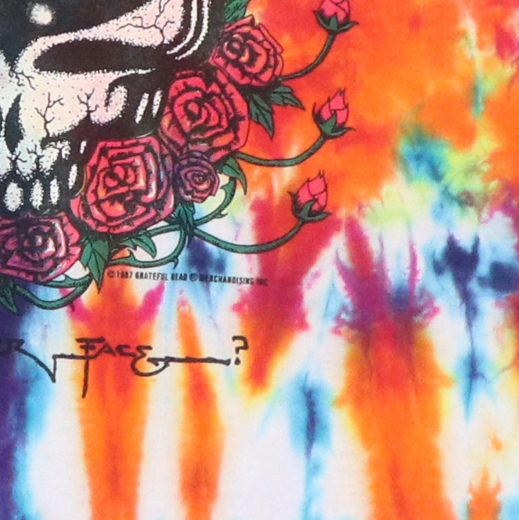 1987 Grateful Dead Space Your Face Tie Dye Shirt Style003