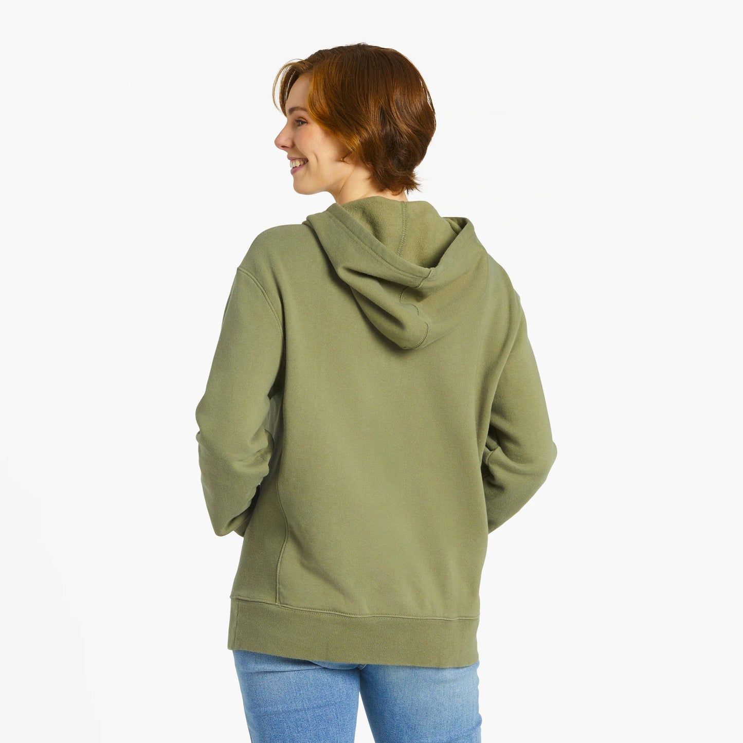 Women's Mushroom Retro Scene Simply True Fleece Hoodie