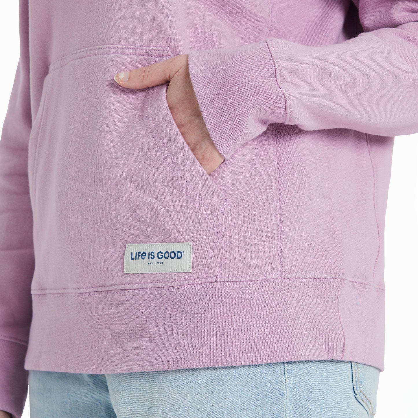 Women's Retro Mountainscape Simply True Fleece Hoodie
