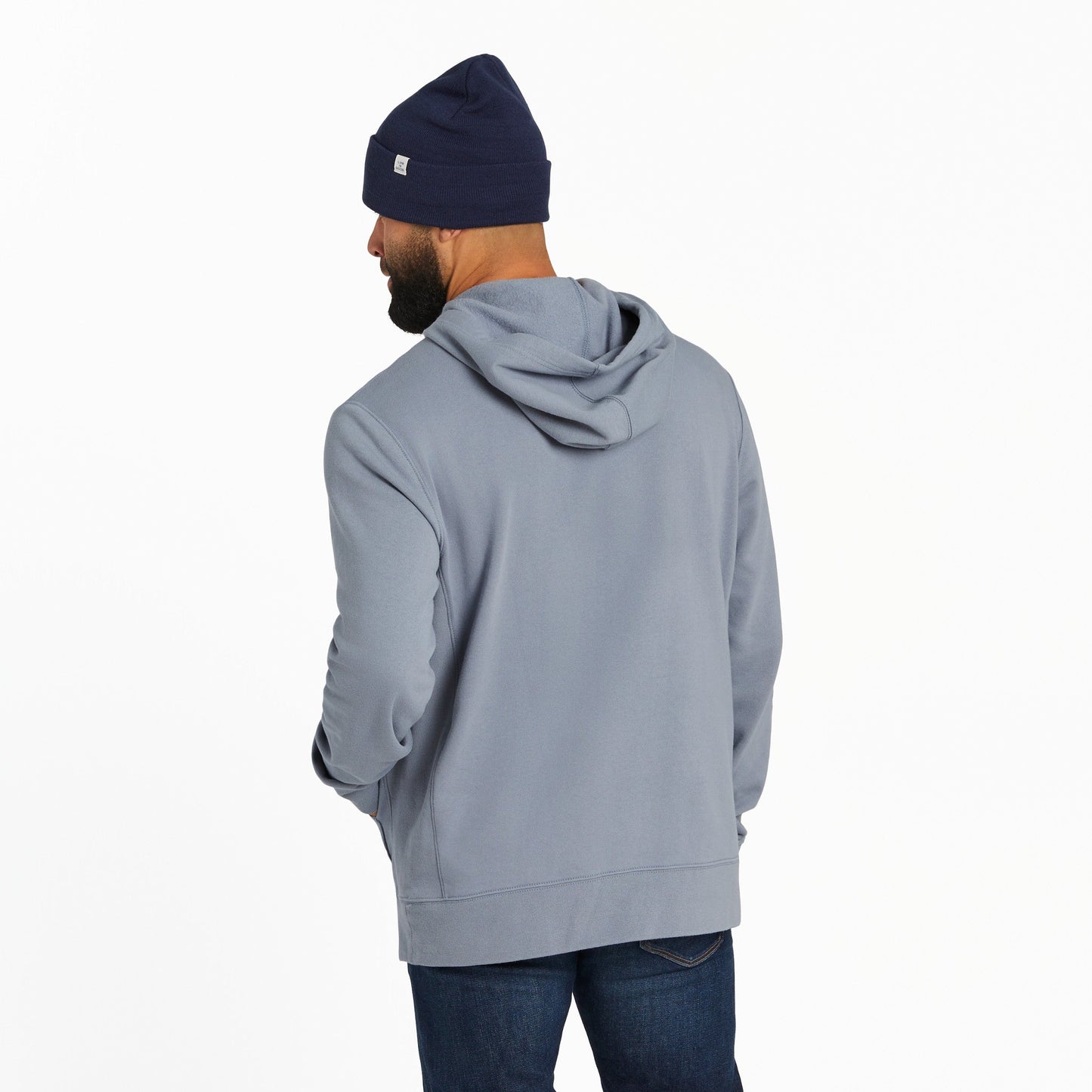 Men's Retro Mountainscape Simply True Fleece Hoodie