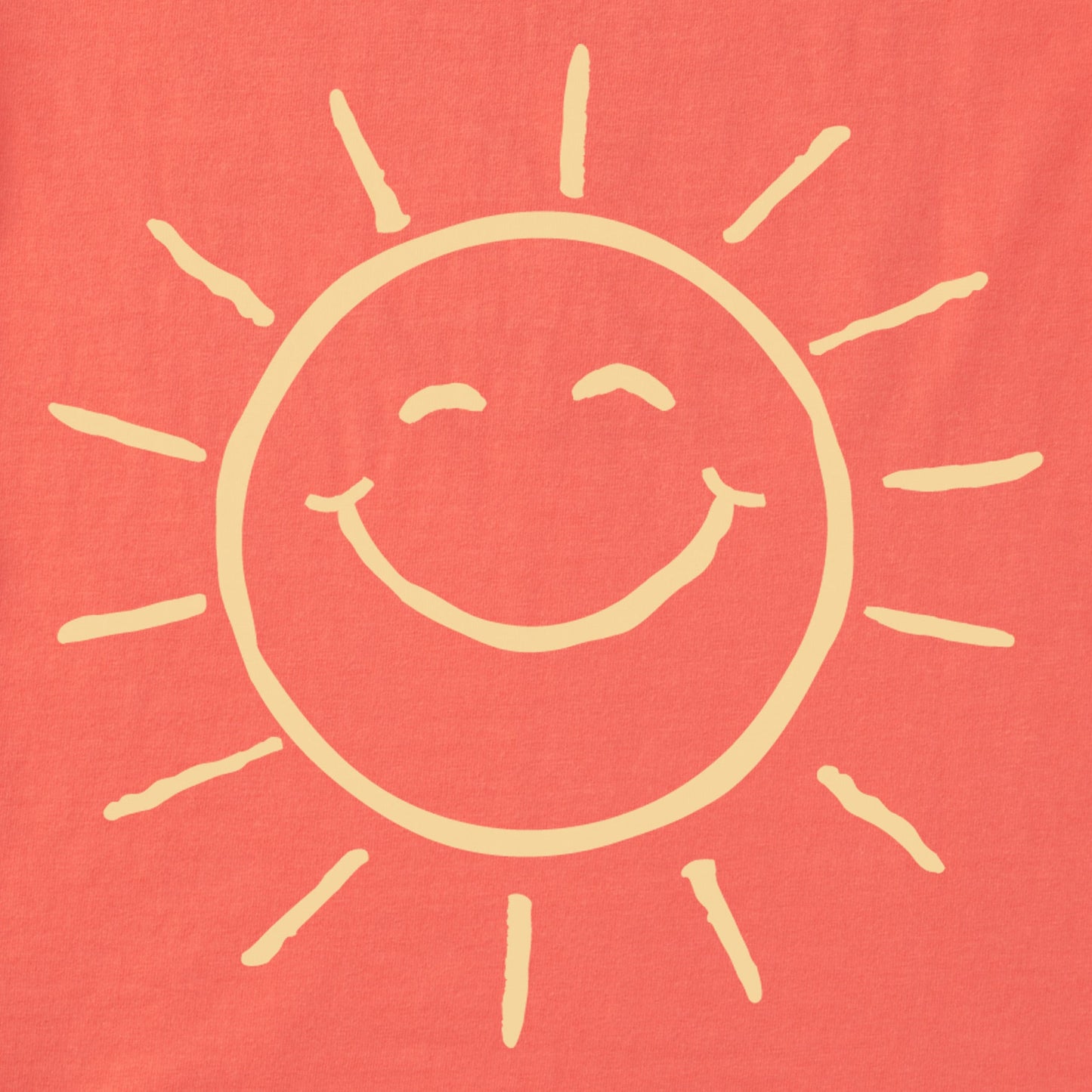 Women's Lil' Happy Sunshine Short Sleeve Crusher Tee