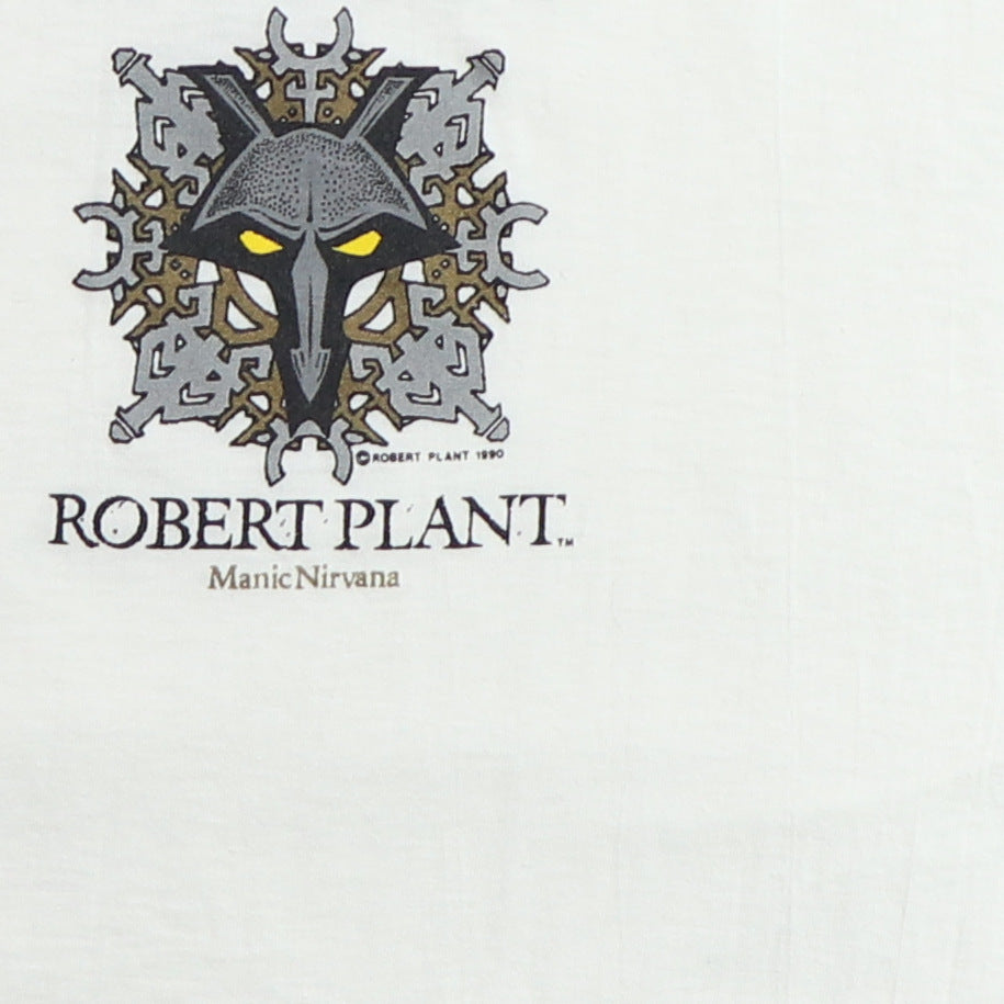 1990 Robert Plant Manic Nirvana Local Crew Concert Shirt