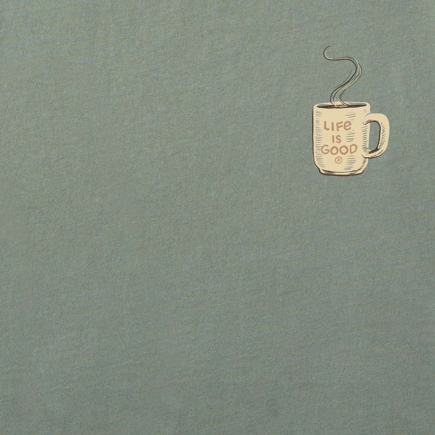 Men's Happy Coffee Short Sleeve Crusher Tee