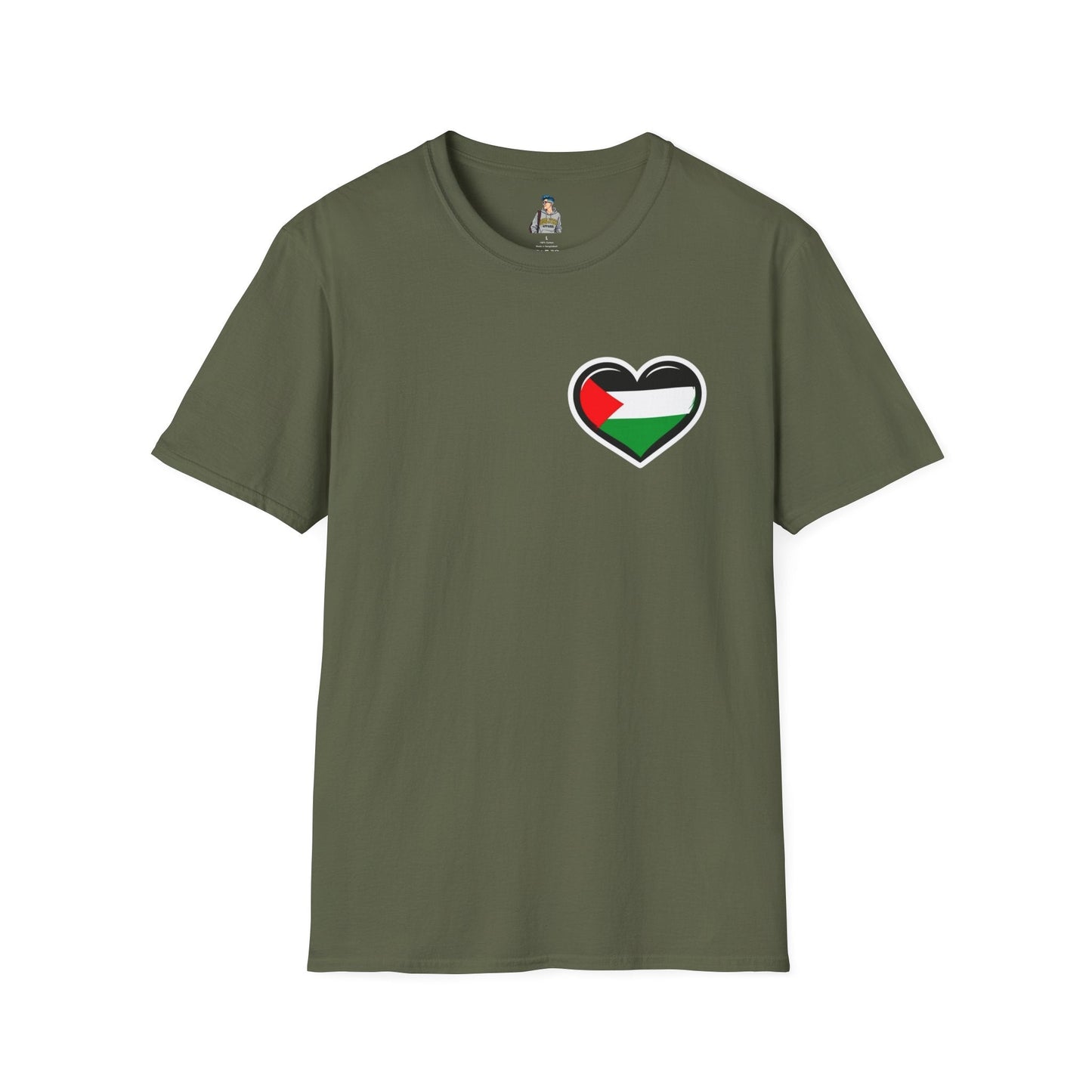 Unisex Softstyle T-Shirt: Stand with Gaza & We Are All Palestine Graphic Tee