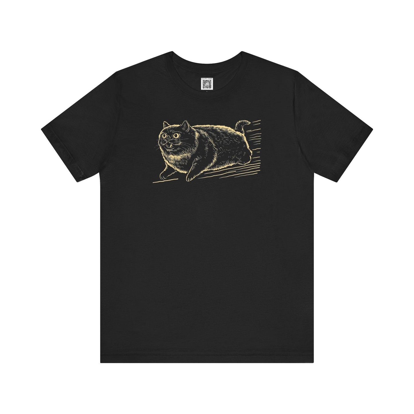 Vintage Cat Graphic Tee Style001