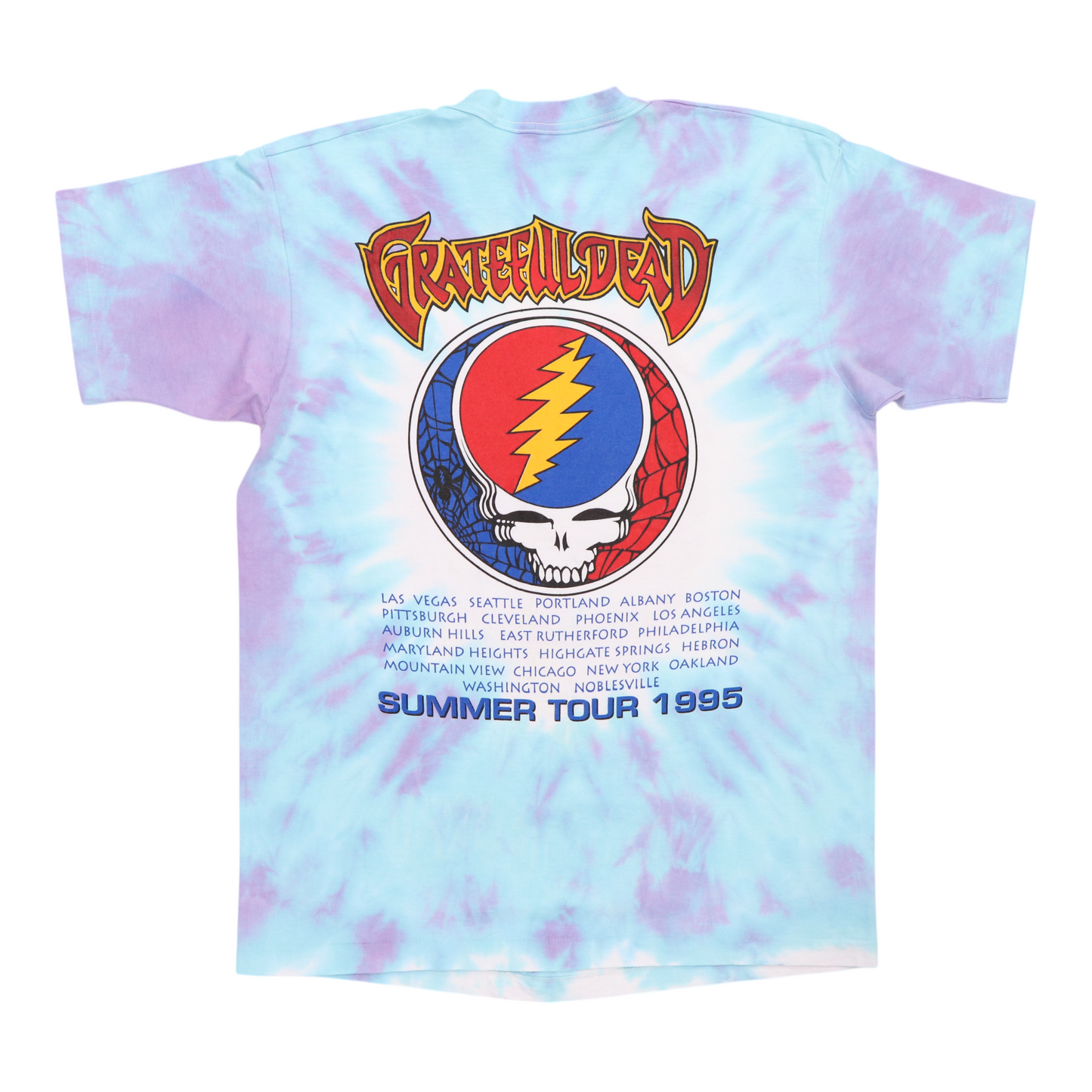 1995 Grateful Dead Summer Tour Tie Dye Shirt Style009