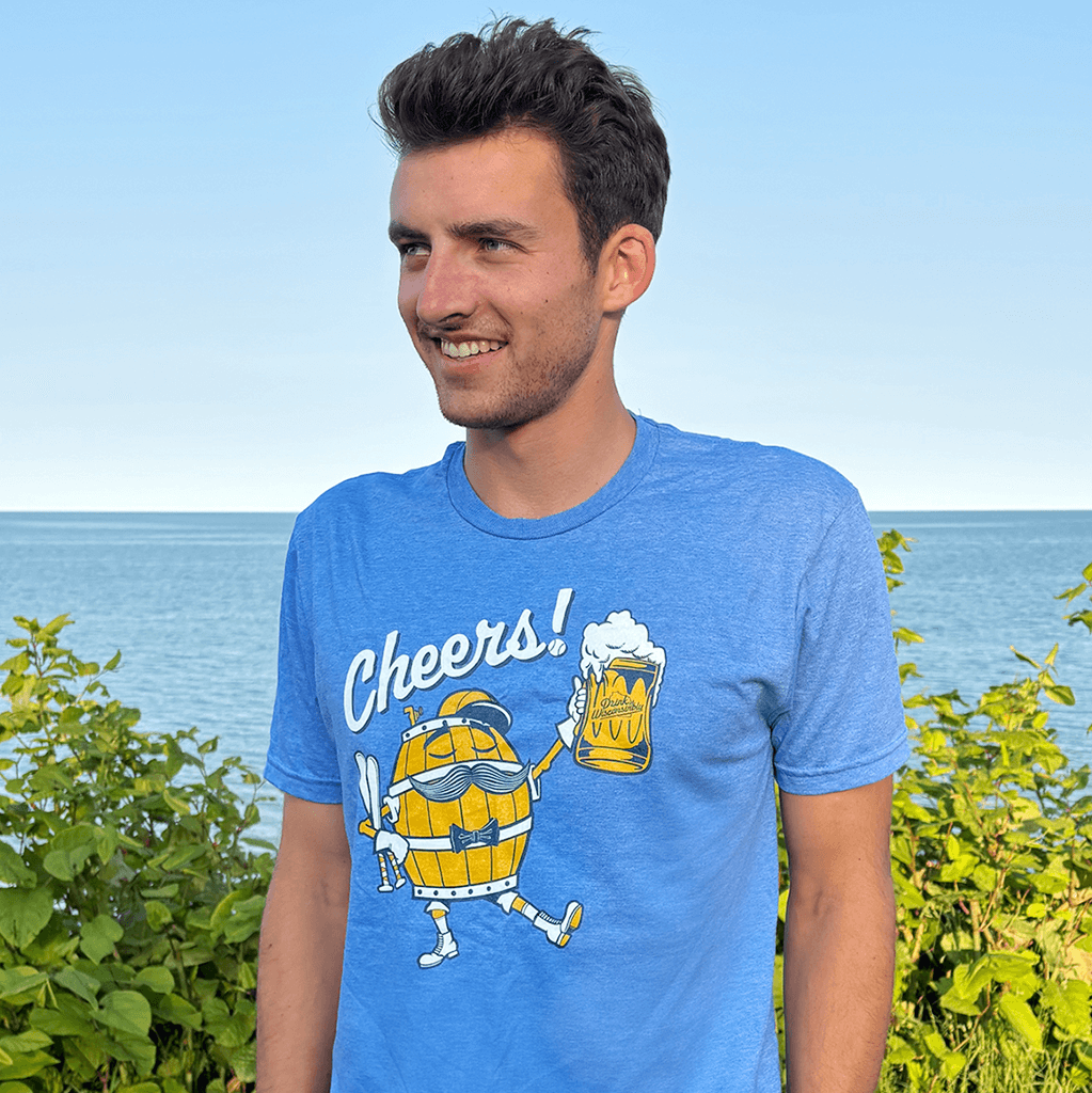 "Cheers Thirston" Blue Milwaukee Baseball T-Shirt