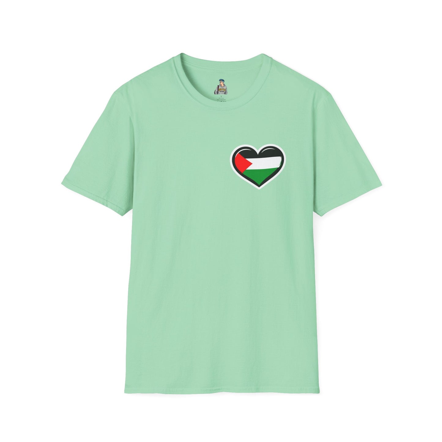 Unisex Softstyle T-Shirt: Stand with Gaza & We Are All Palestine Graphic Tee