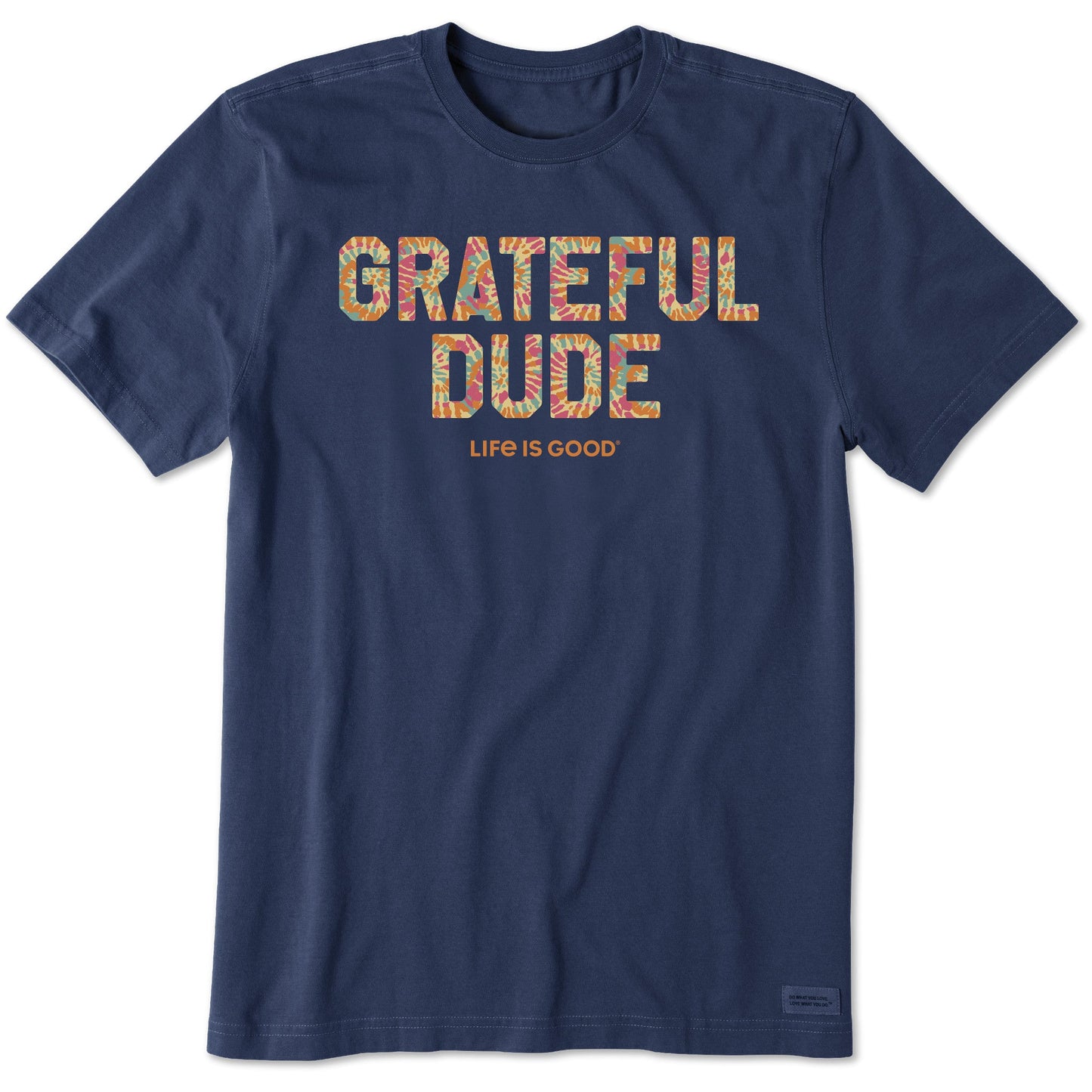 Men's Grateful Dude Tie Dye Short Sleeve Crusher Tee