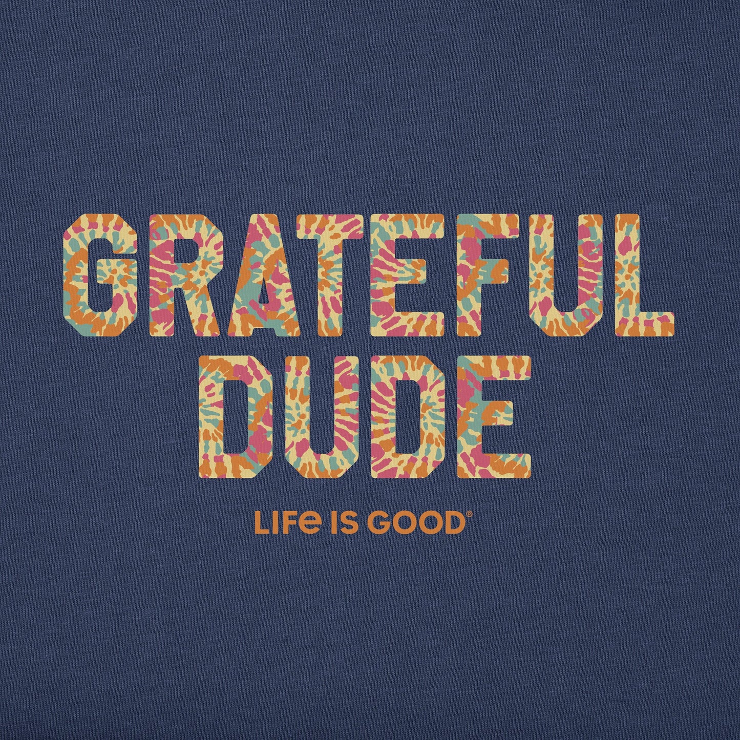 Men's Grateful Dude Tie Dye Short Sleeve Crusher Tee