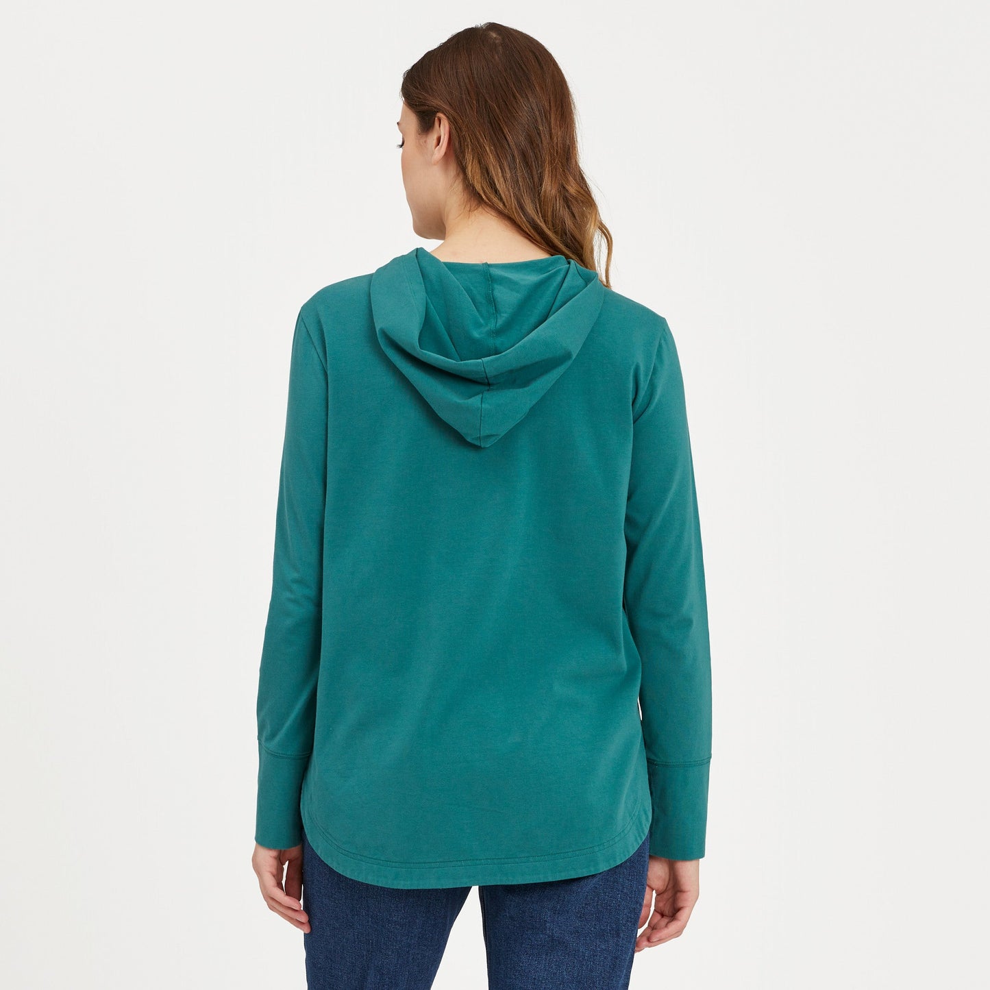 Women's Retro Mountains Floral Crusher-FLEX Hoodie Tunic
