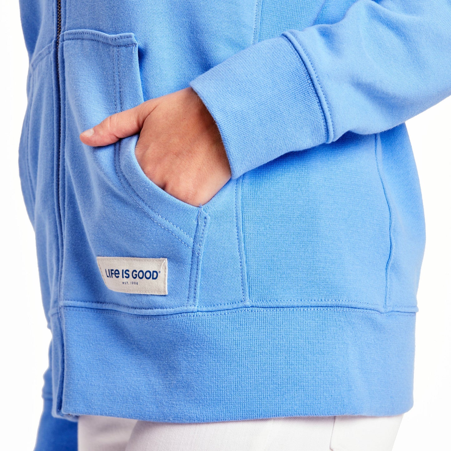 Women's Retro Mountains Simply True Fleece Zip Hoodie