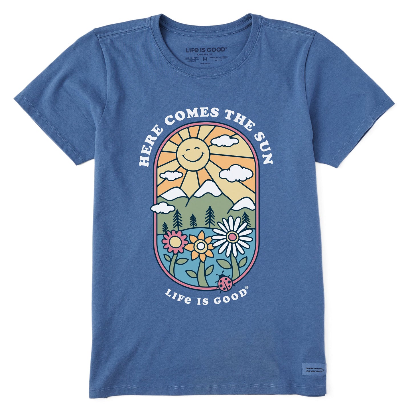 Women's Here Comes the Sun Retro Short Sleeve Tee