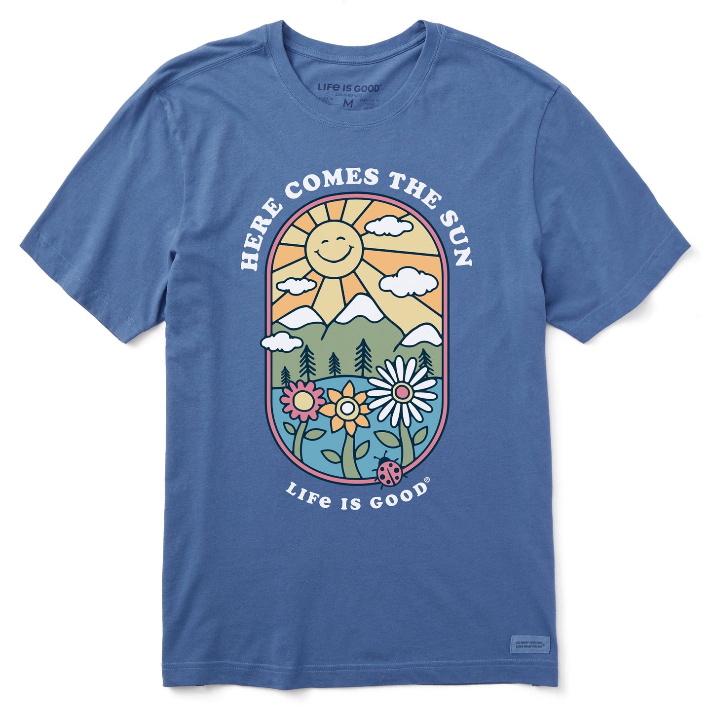 Men's Here Comes the Sun Retro Short Sleeve Tee