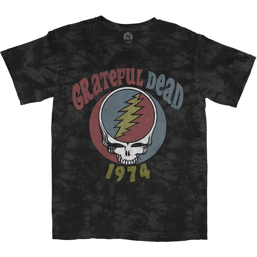 Grateful Dead | Official Band T-Shirt | 1974 (Dip-Dye)