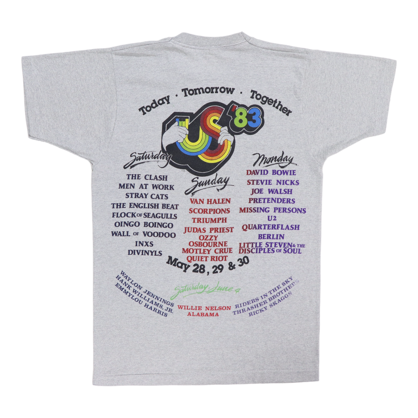 1983 Us Festival Concert Shirt Style010