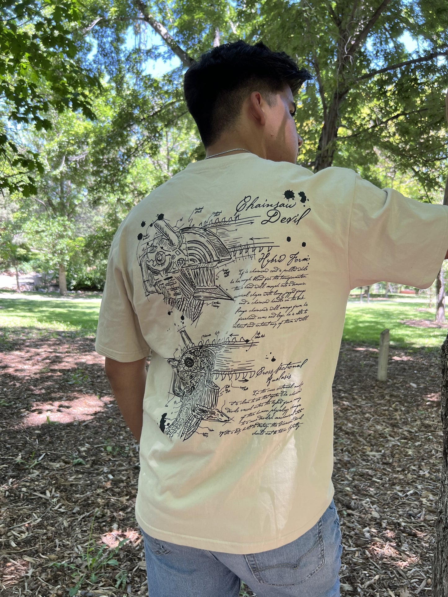 "Anatomy" : DaVinci X Chainsaw Man Shirt