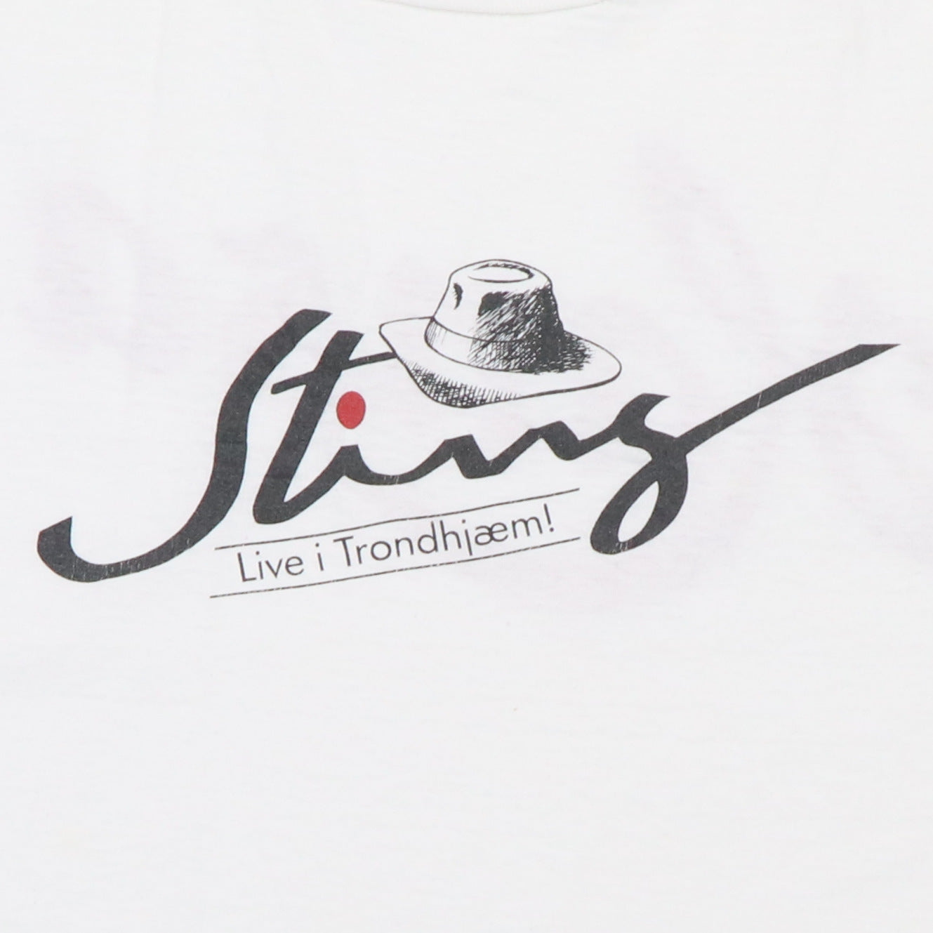 1990 Sting Concert Shirt Style001