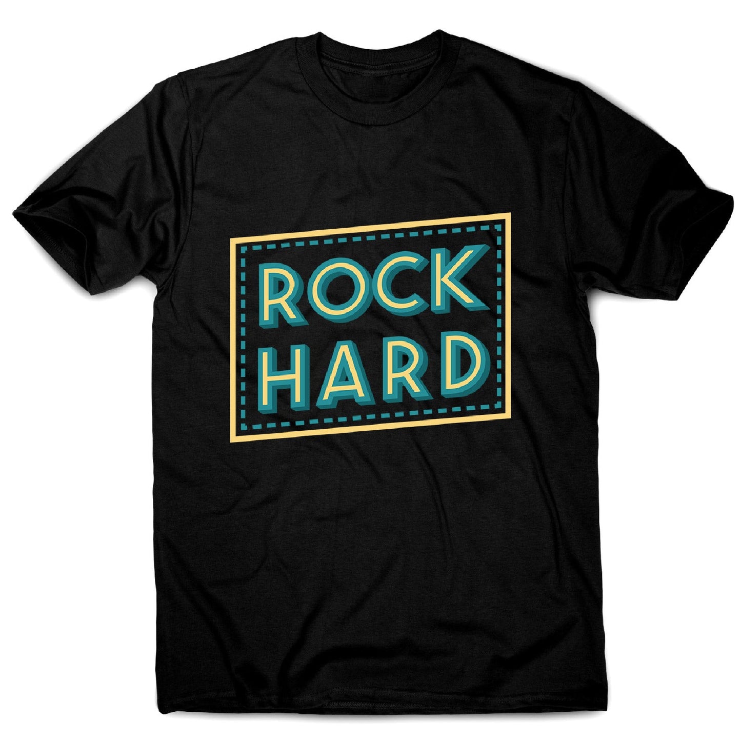 Rock hard - men's music festival t-shirt