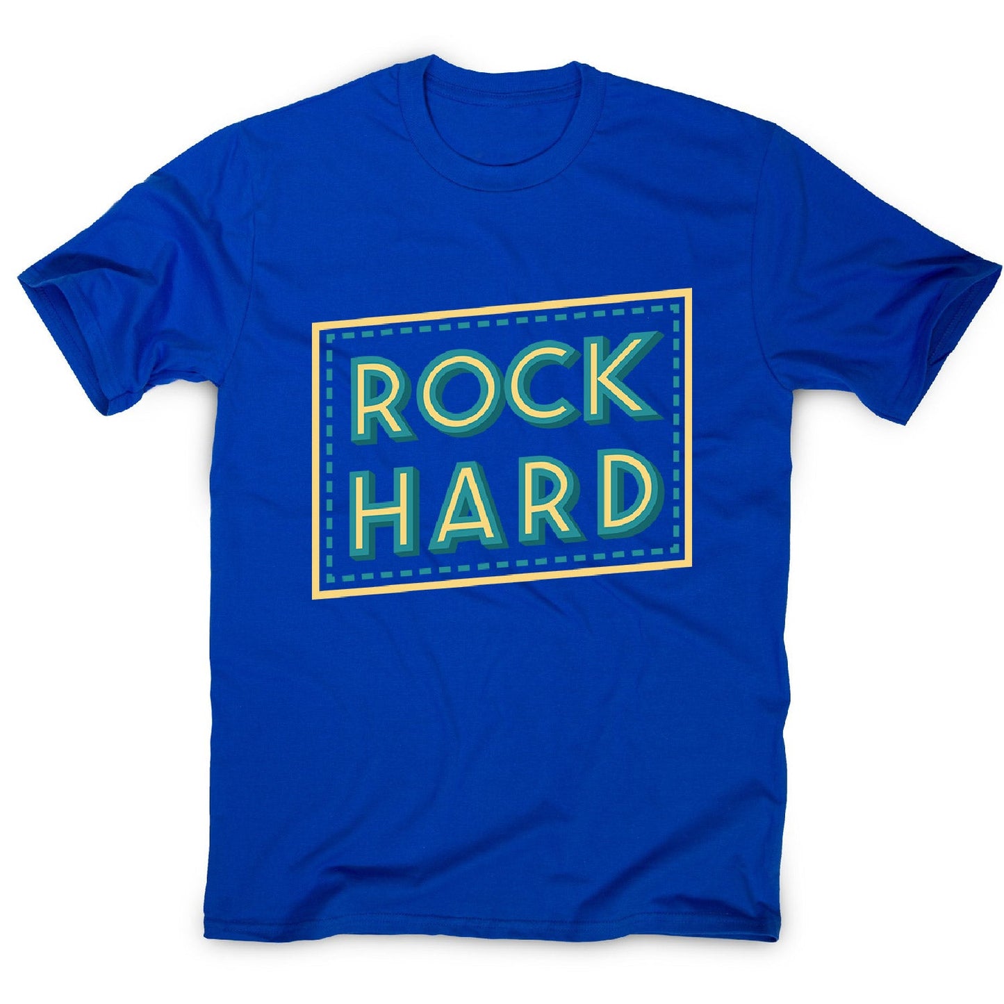 Rock hard - men's music festival t-shirt