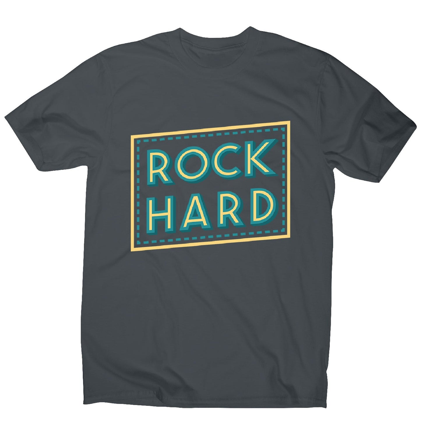 Rock hard - men's music festival t-shirt