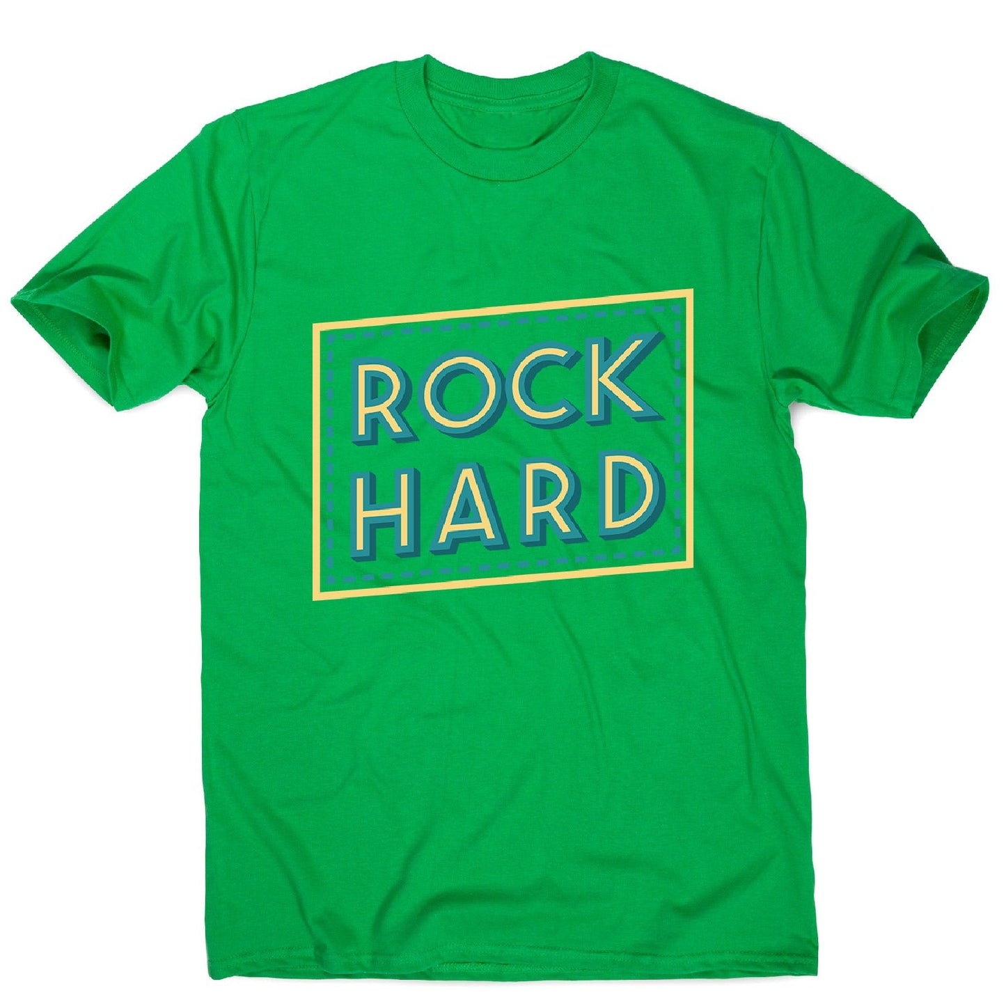 Rock hard - men's music festival t-shirt