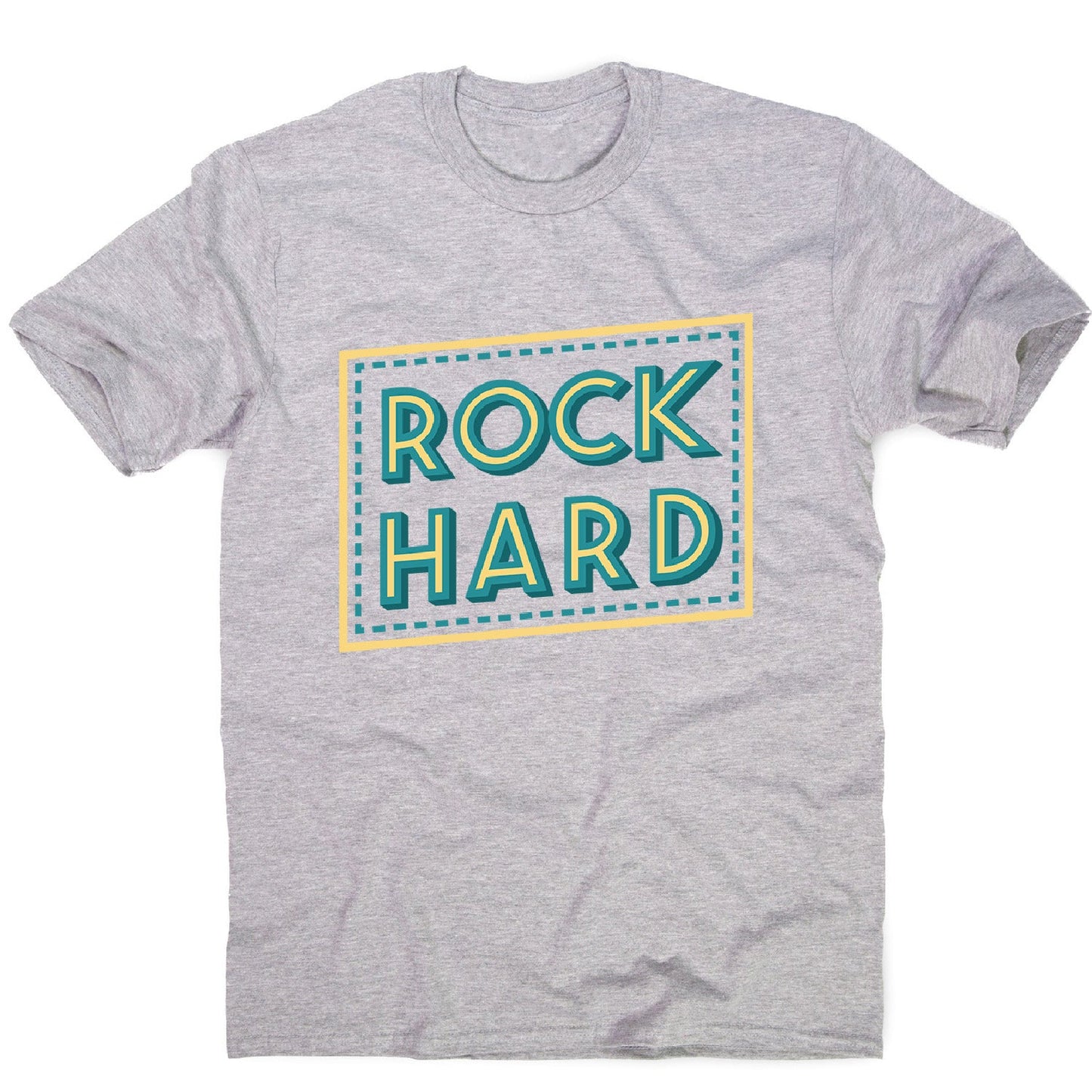 Rock hard - men's music festival t-shirt