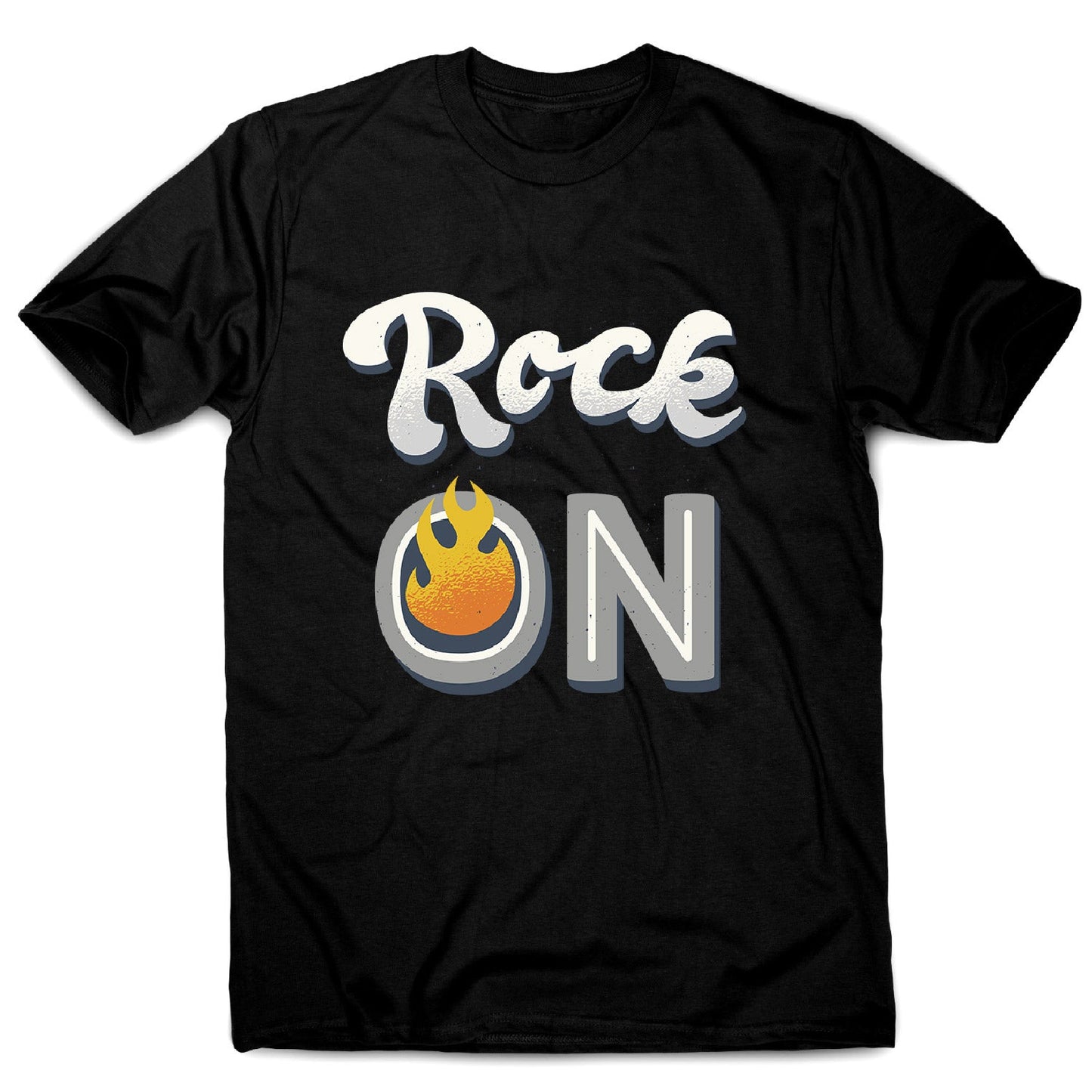 Rock on quote - men's music festival t-shirt