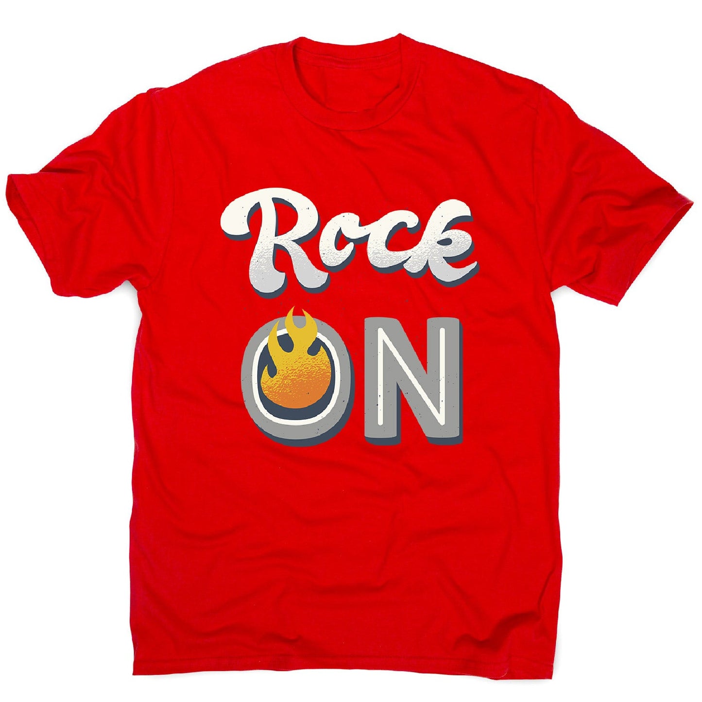 Rock on quote - men's music festival t-shirt