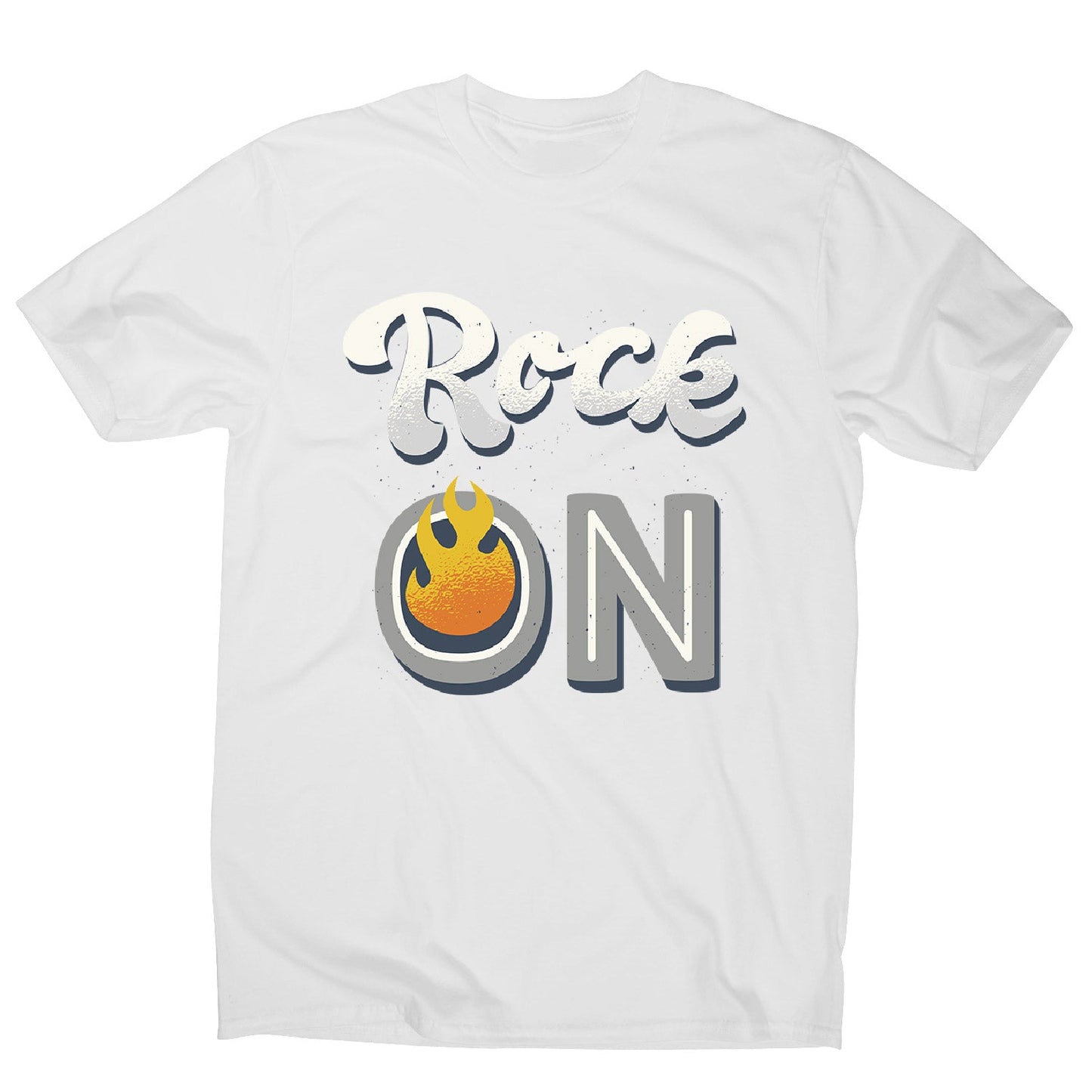 Rock on quote - men's music festival t-shirt