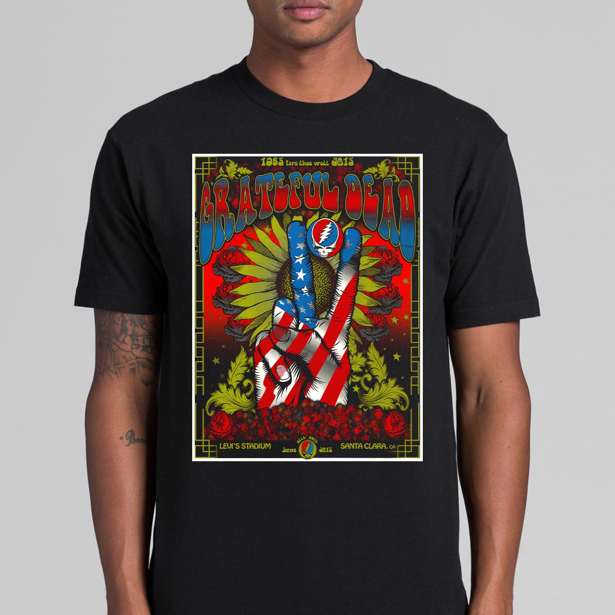 Grateful Dead V8 T-Shirt Band Family Tee Music Rock And Roll