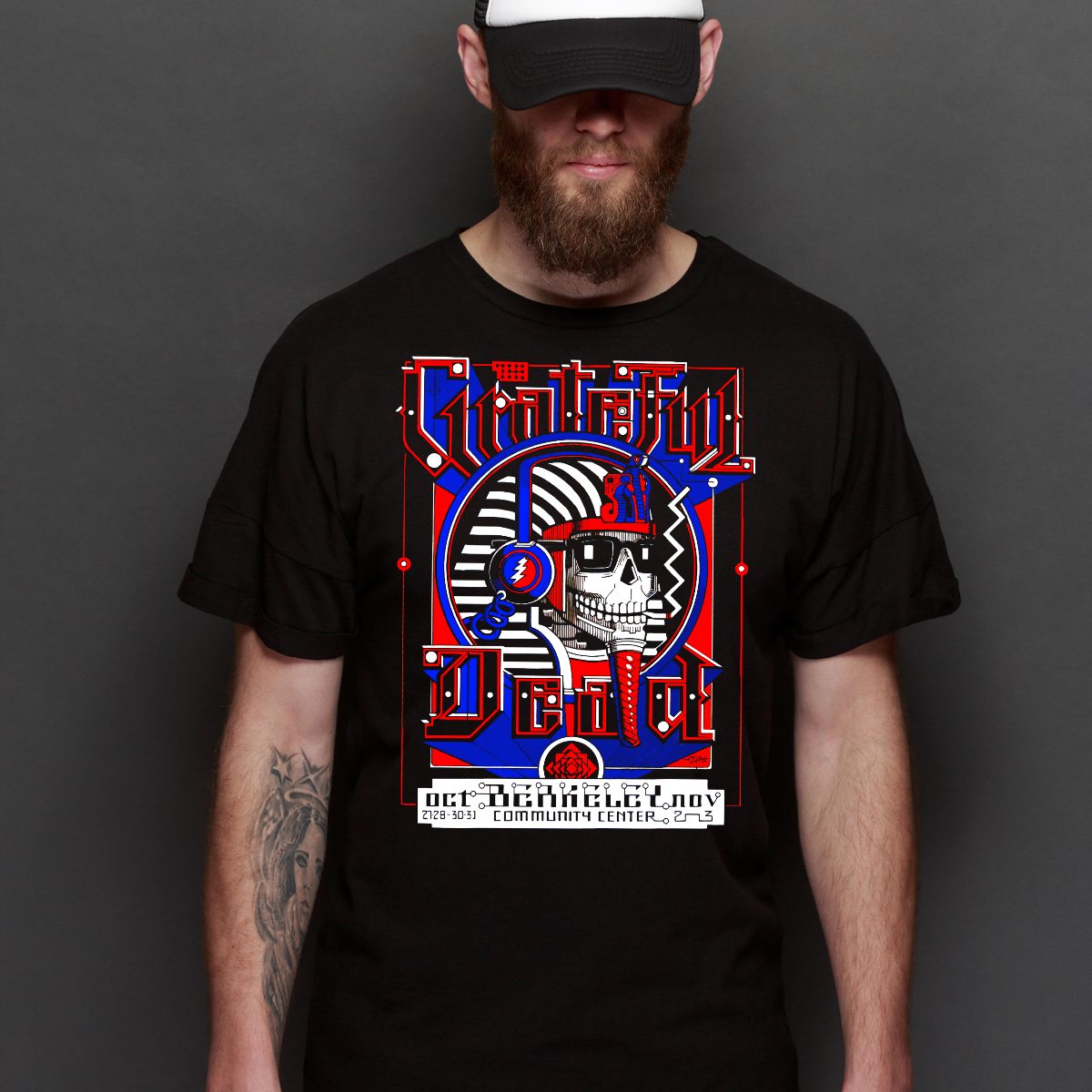 Grateful Dead V3 T-Shirt Band Family Tee Music Rock And Roll