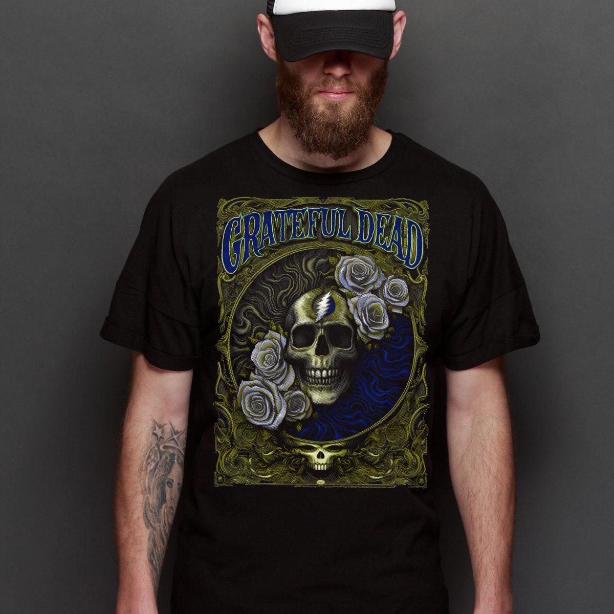 Grateful Dead V5 T-Shirt Band Family Tee Music Rock And Roll