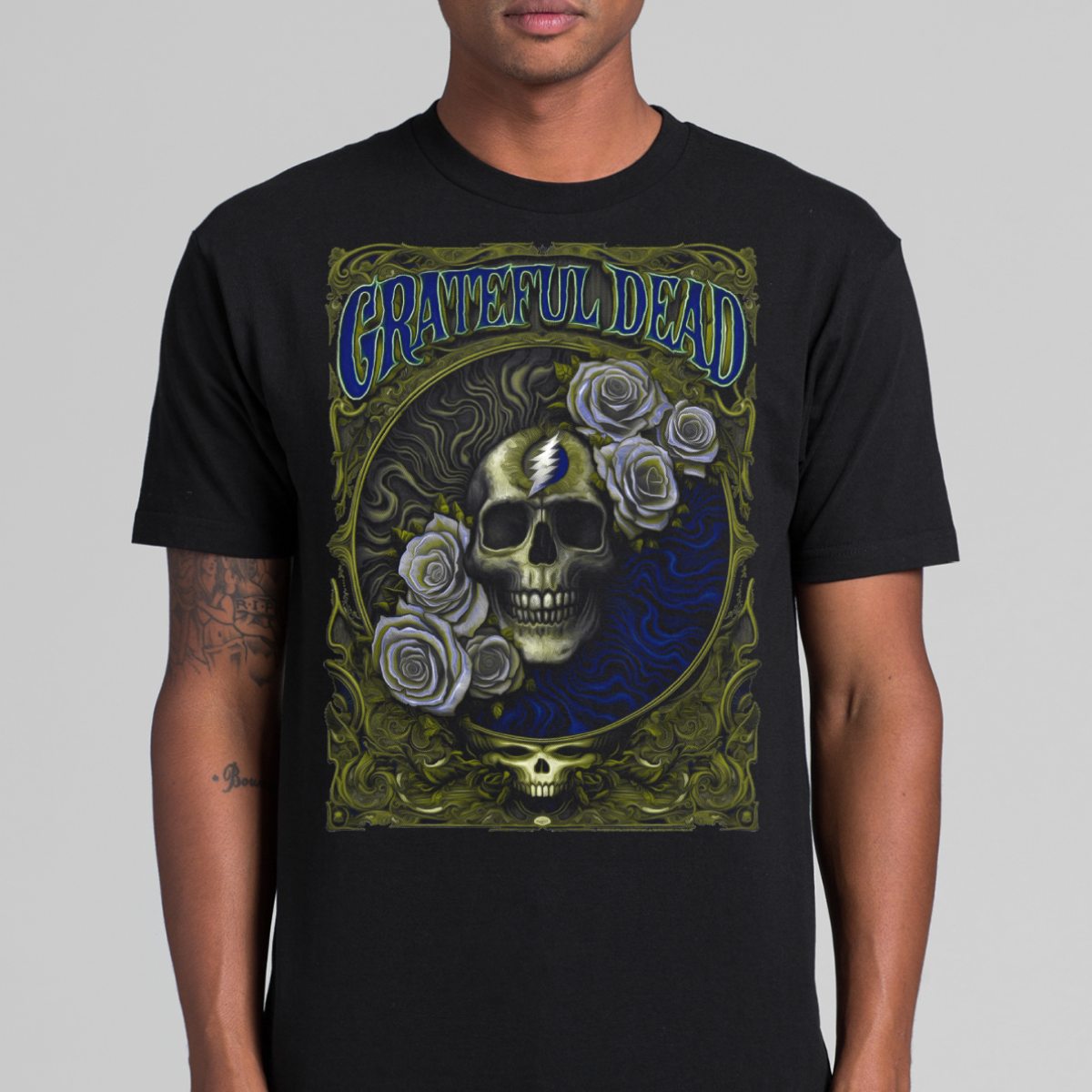 Grateful Dead V5 T-Shirt Band Family Tee Music Rock And Roll