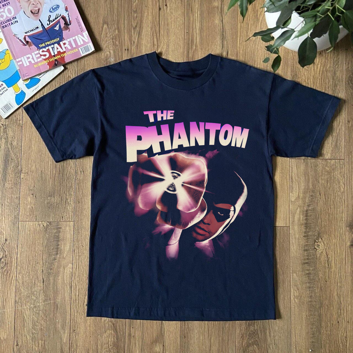 RETRO PHANTOM 90s BLACK T-SHIRT