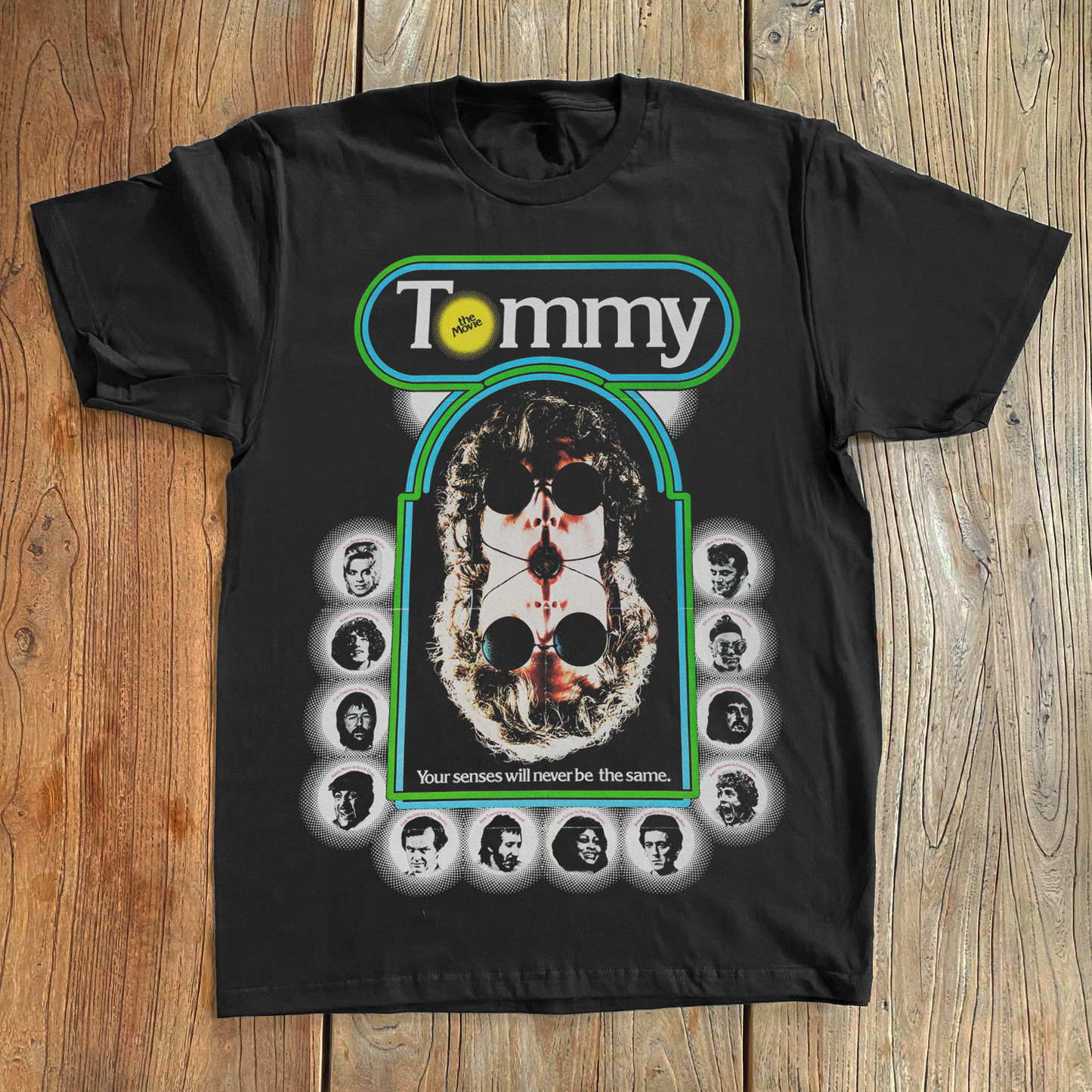 RETRO THE WHO 'TOMMY' PROMO BLACK T-SHIRT