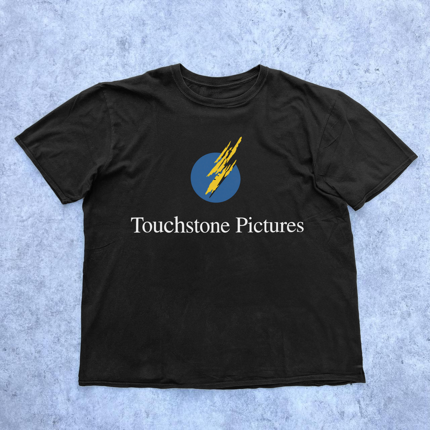 RETRO 'TOUCHSTONE' BLACK PROMO T-SHIRT