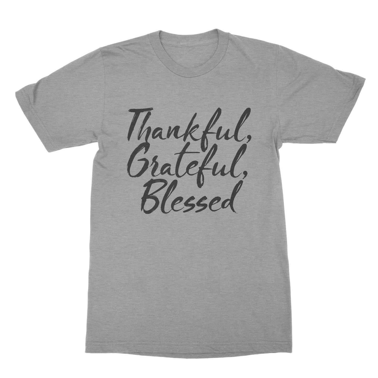 Thankful Grateful Blessed Shirt Thanksgiving Tshirt