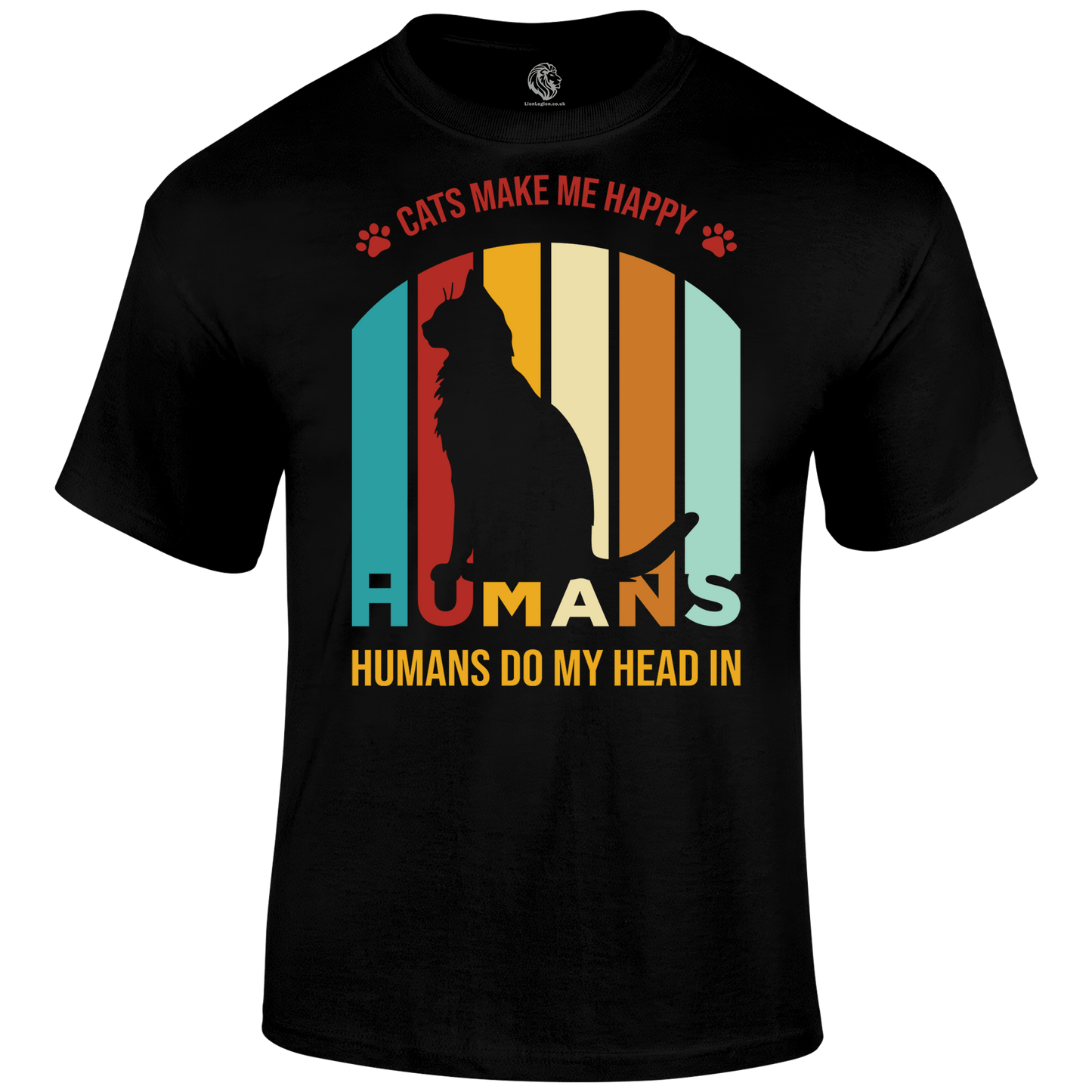 Cat Happy Humans T Shirt